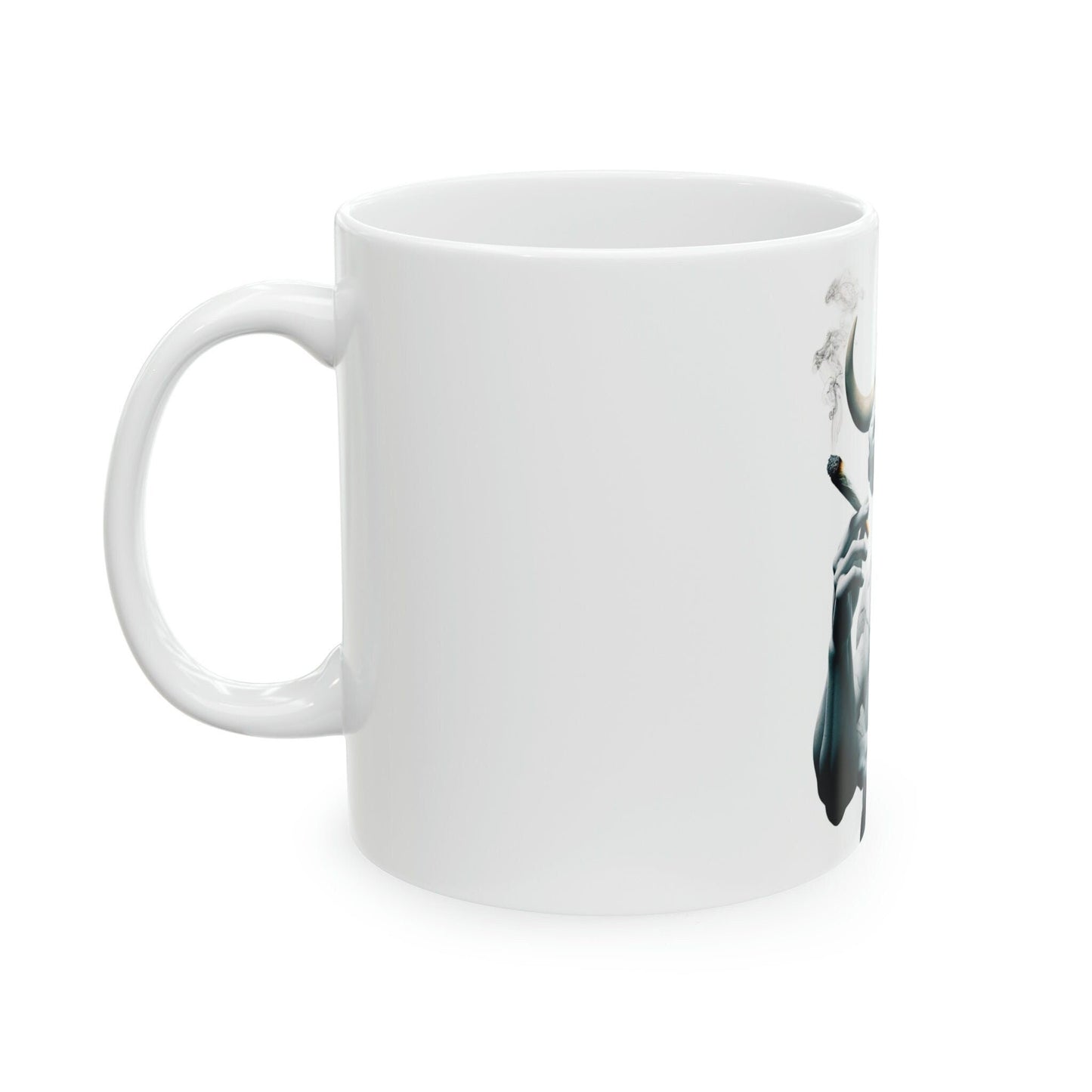 MINOTAUR - WEED Themed Coffee Mugs - Perfect Gift for Smokers, Stoners, Growers; Animal Lovers - Marijuana Mug for Wake and Bake