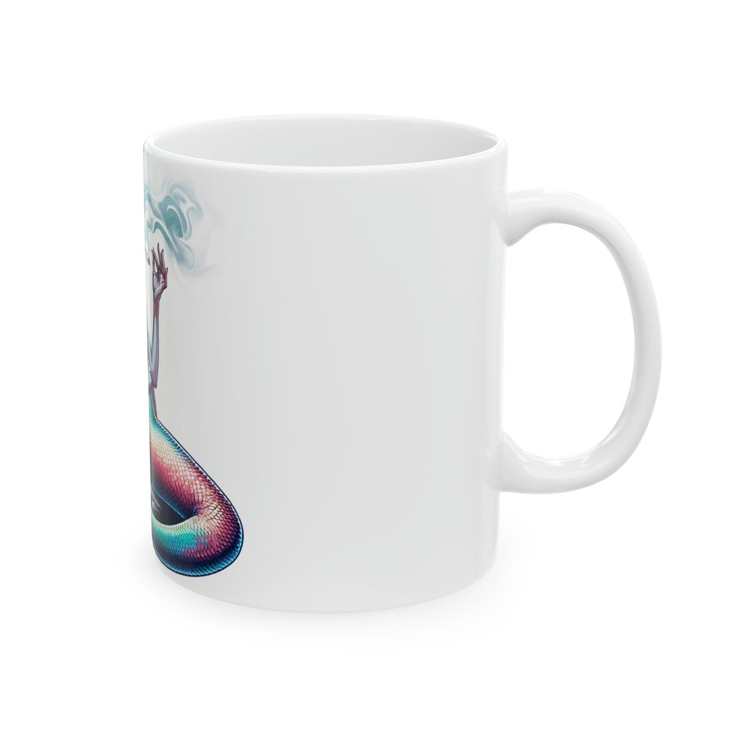 MERMAID - WEED Themed Coffee Mugs - Perfect Gift for Smokers, Stoners, Growers; Gift for her - Marijuana Mug for Wake and Bake