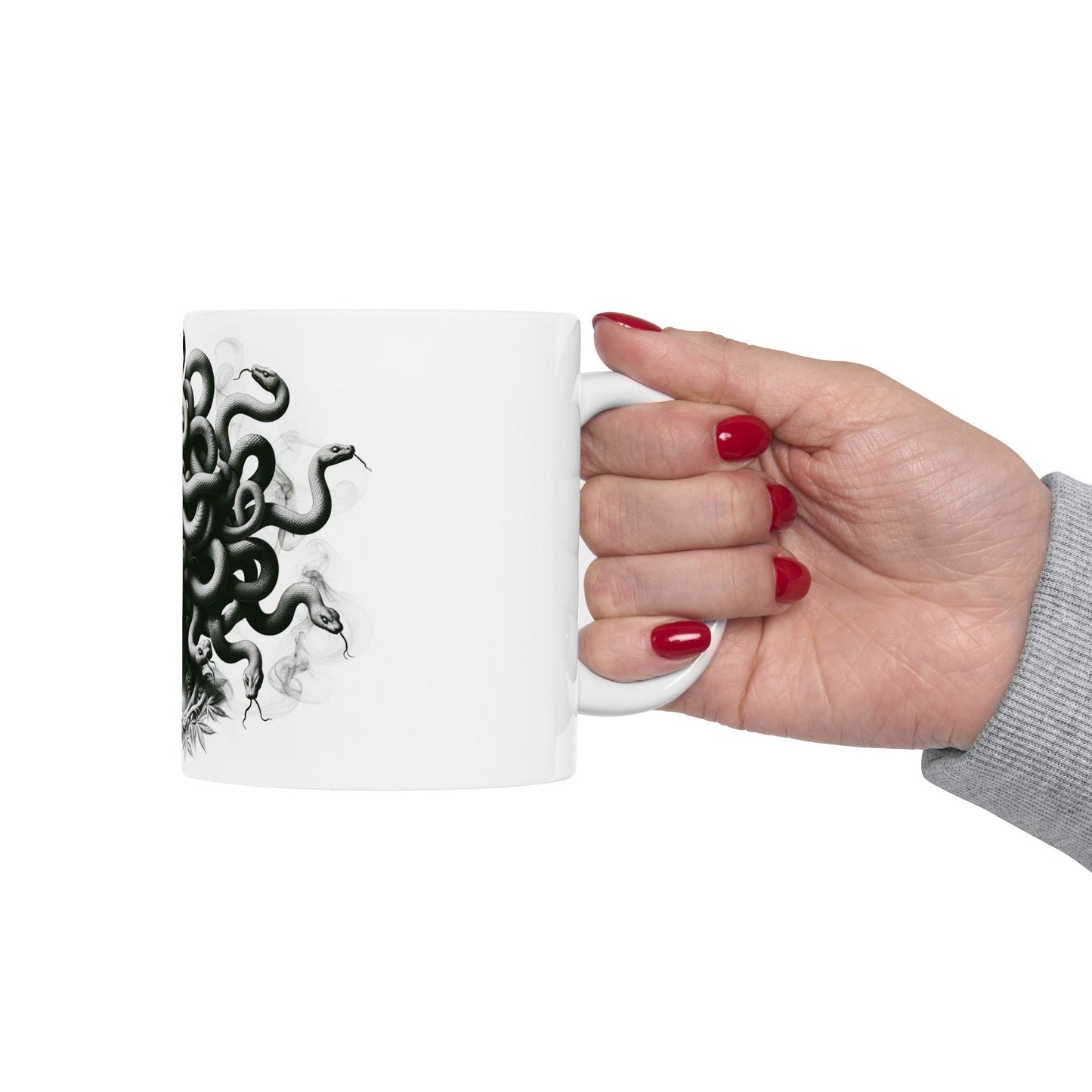 MEDUSA - WEED Themed Coffee Mugs - Perfect Gift for Smokers, Stoners, Growers; Animal Lovers - Marijuana Mug for Wake and Bake