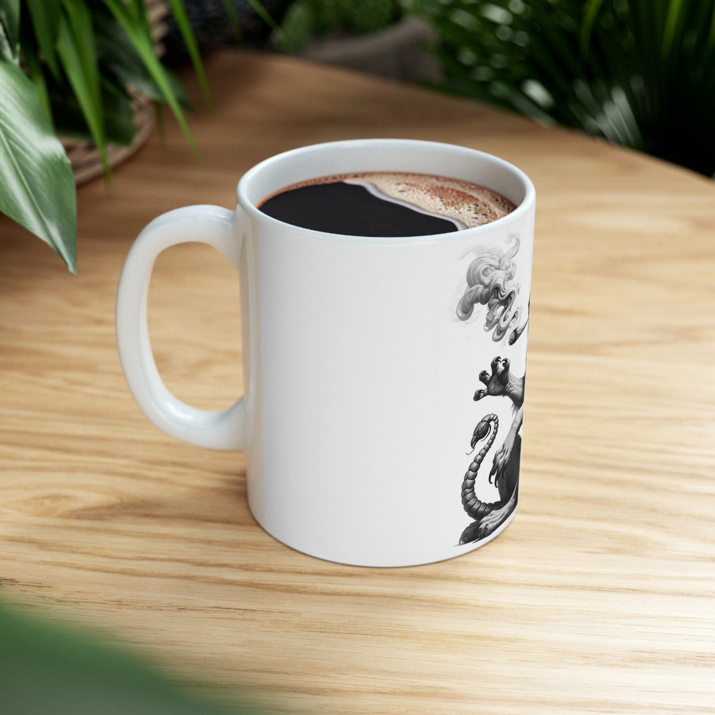 MANTICORE - WEED Themed Coffee Mugs - Perfect Gift for Smokers, Stoners, Growers; Animal Lovers - Marijuana Mug for Wake and Bake