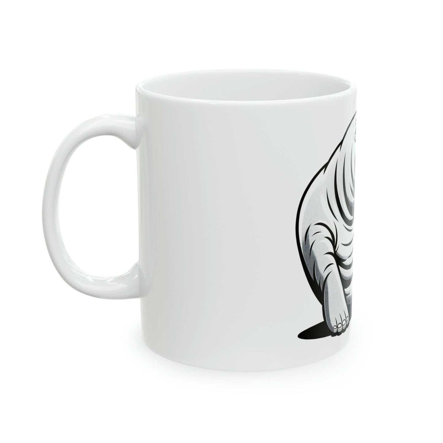 MANATEE - WEED Themed Coffee Mugs - Perfect Gift for Smokers, Stoners, Growers; Animal Lovers - Marijuana Mug for Wake and Bake