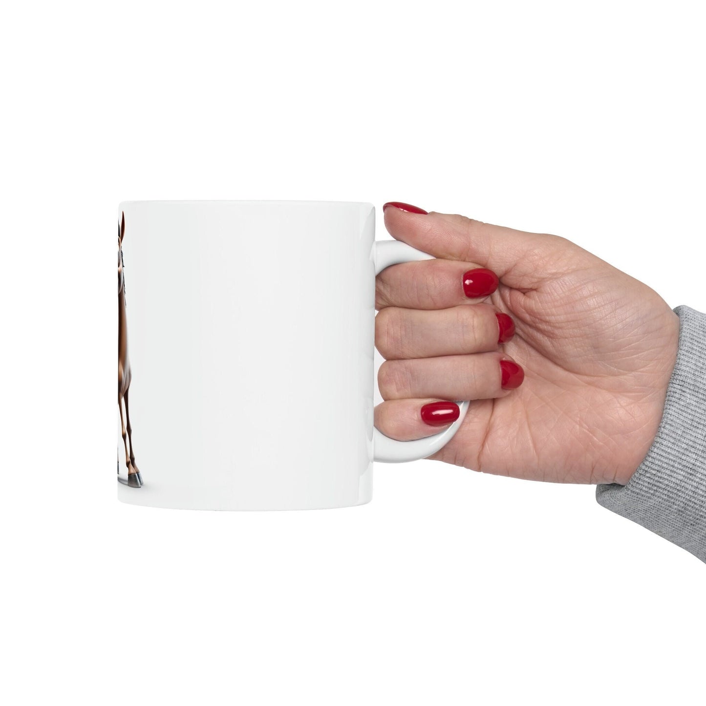 HORSE - WEED Themed Coffee Mugs - Perfect Gift for Smokers, Stoners, Growers; Animal Lovers - Marijuana Mug for Wake and Bake