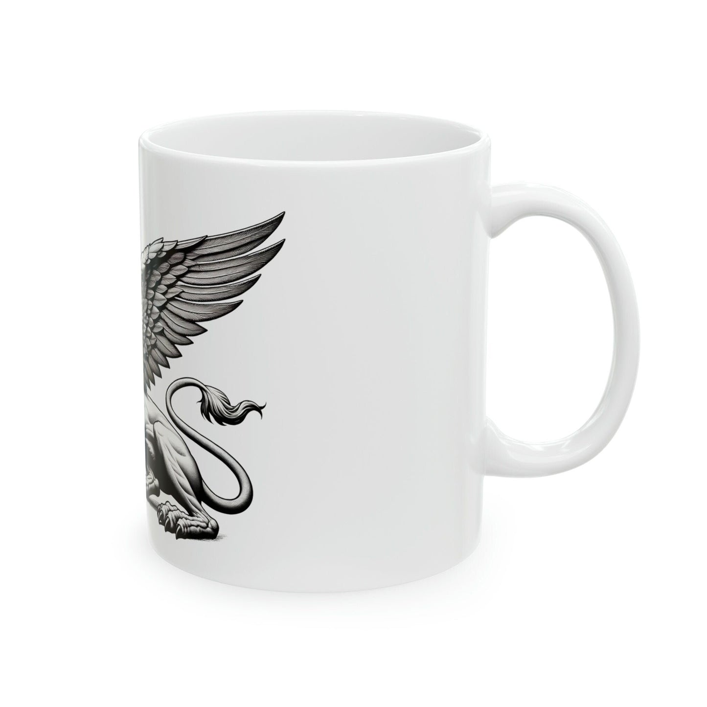 GRIFFIN - WEED Themed Coffee Mugs - Perfect Gift for Smokers, Stoners, Growers; Animal Lovers - Marijuana Mug for Wake and Bake