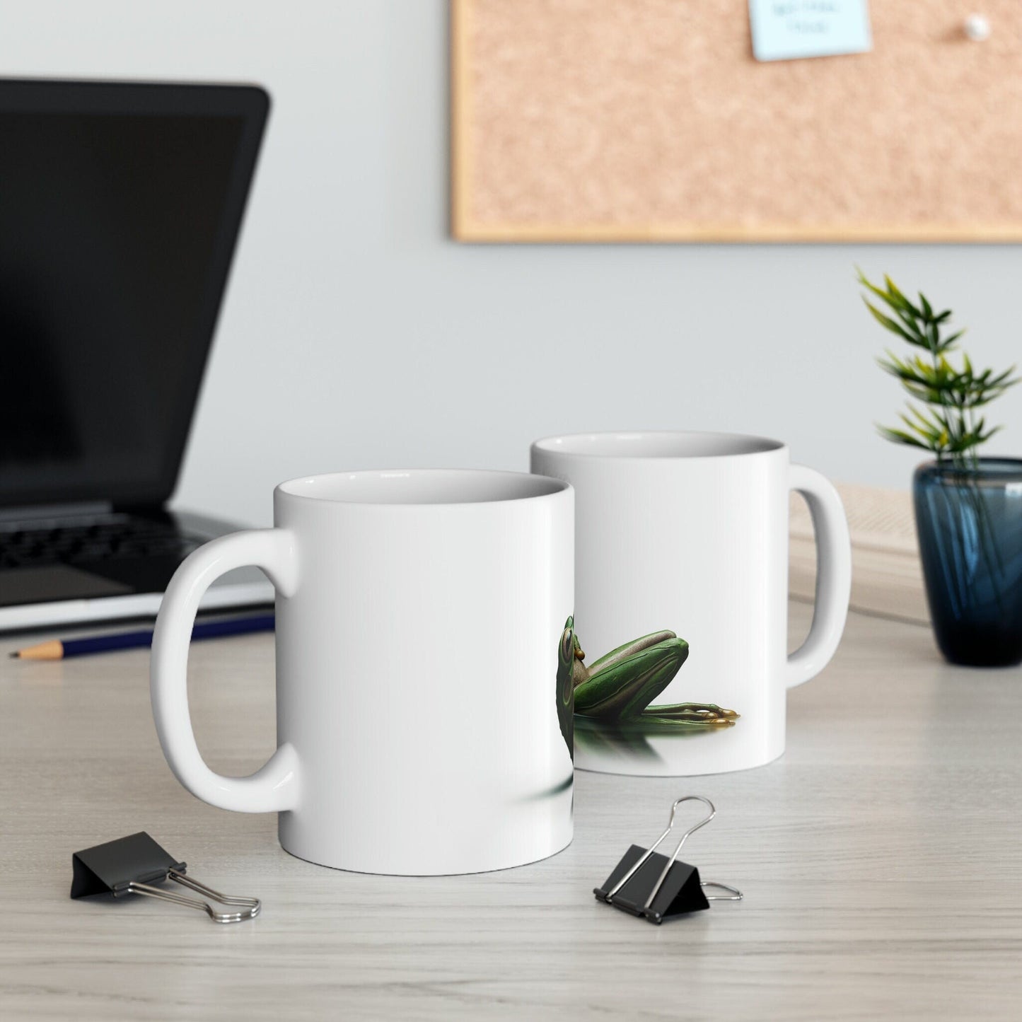 FROG - WEED Themed Coffee Mugs - Perfect Gift for Smokers, Stoners, Growers; Animal Lovers - Marijuana Mug for Wake and Bake