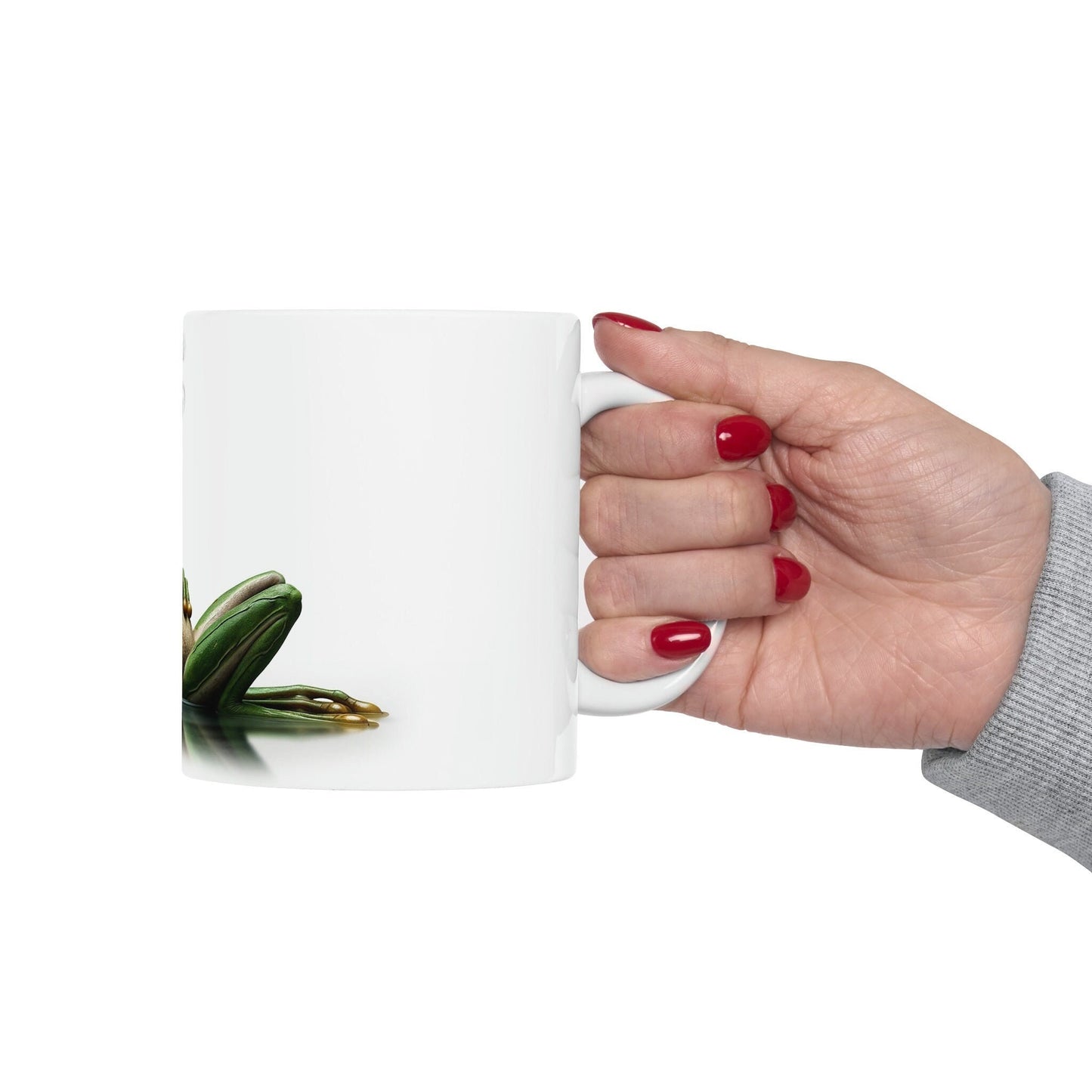 FROG - WEED Themed Coffee Mugs - Perfect Gift for Smokers, Stoners, Growers; Animal Lovers - Marijuana Mug for Wake and Bake