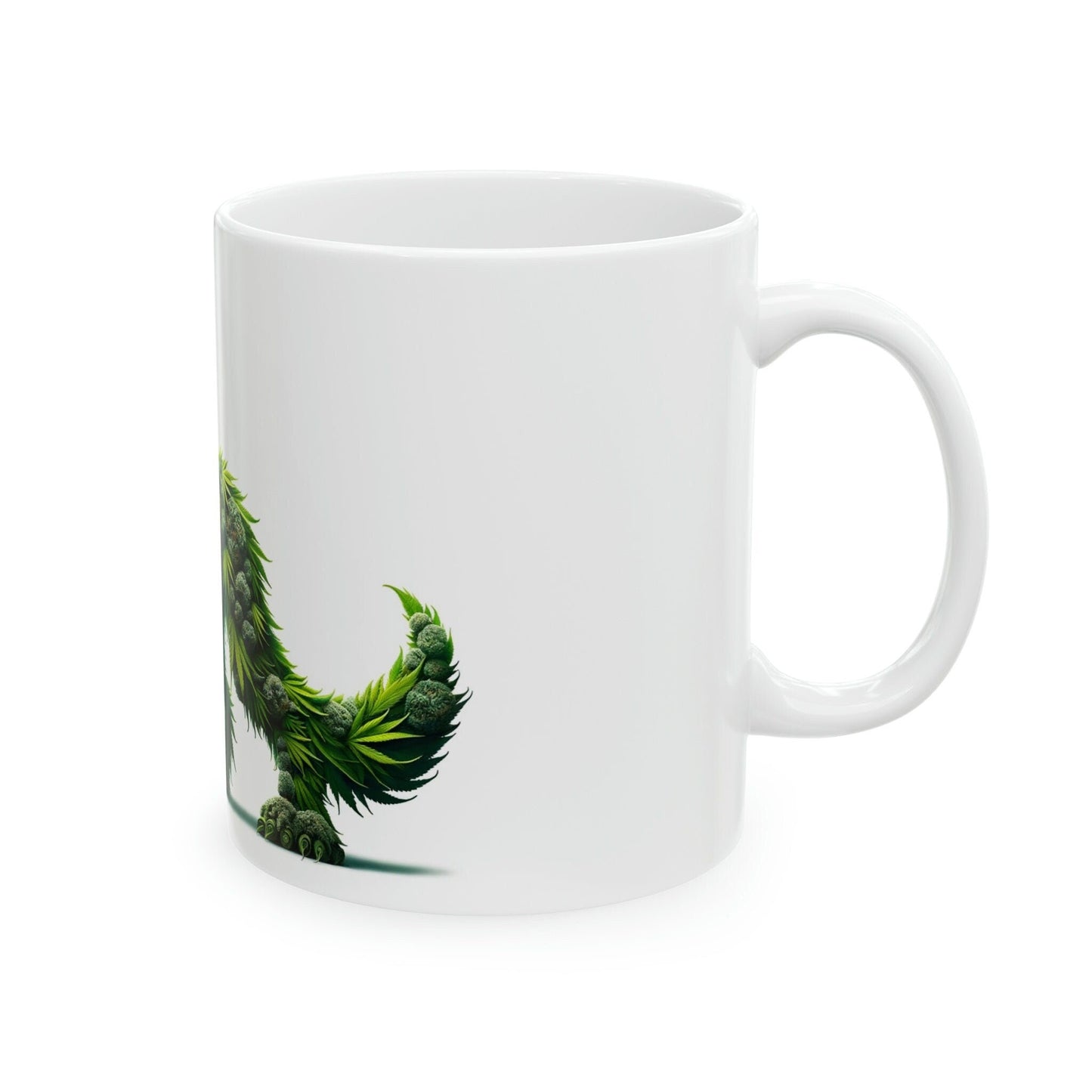 WEED FENRIR - Marijuana Themed Coffee Mugs - Perfect Gift for Smokers, Stoners, Growers; Animal Lovers - Weed Mug for Wake and Bake