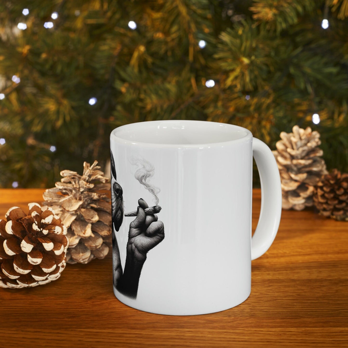Stoner DOG - WEED Themed Coffee Mugs - Perfect Gift for Smokers, Stoners, Marijuana Lovers, Growers; Dog Lovers - Wake and Bake