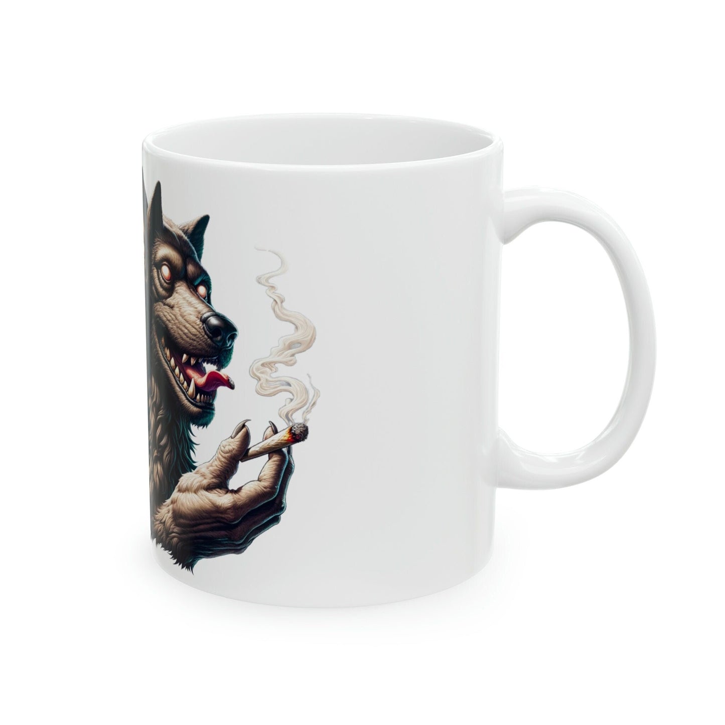 CERBERUS - WEED Themed Coffee Mugs - Perfect Gift for Smokers, Stoners, Marijuana Lovers, Growers; Smoker Enthusiasts - Wake and Bake