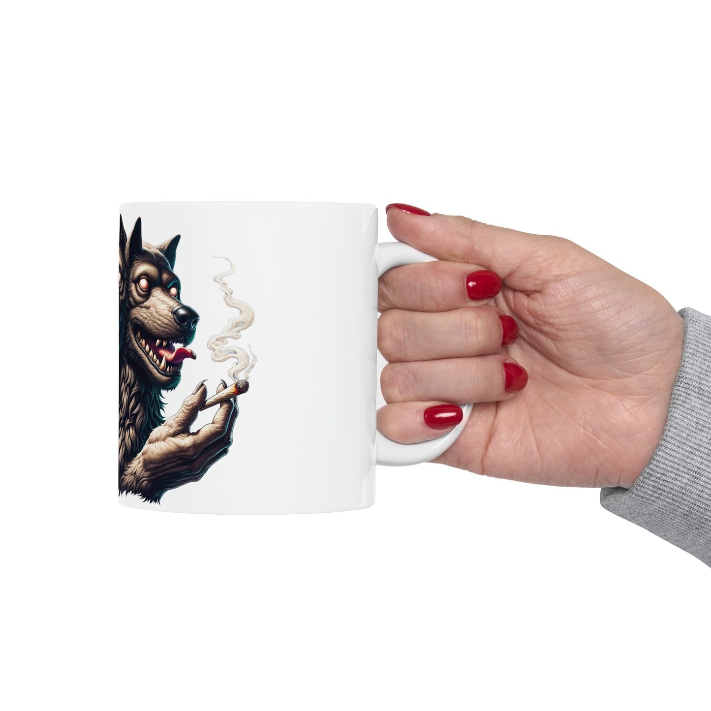 CERBERUS - WEED Themed Coffee Mugs - Perfect Gift for Smokers, Stoners, Marijuana Lovers, Growers; Smoker Enthusiasts - Wake and Bake