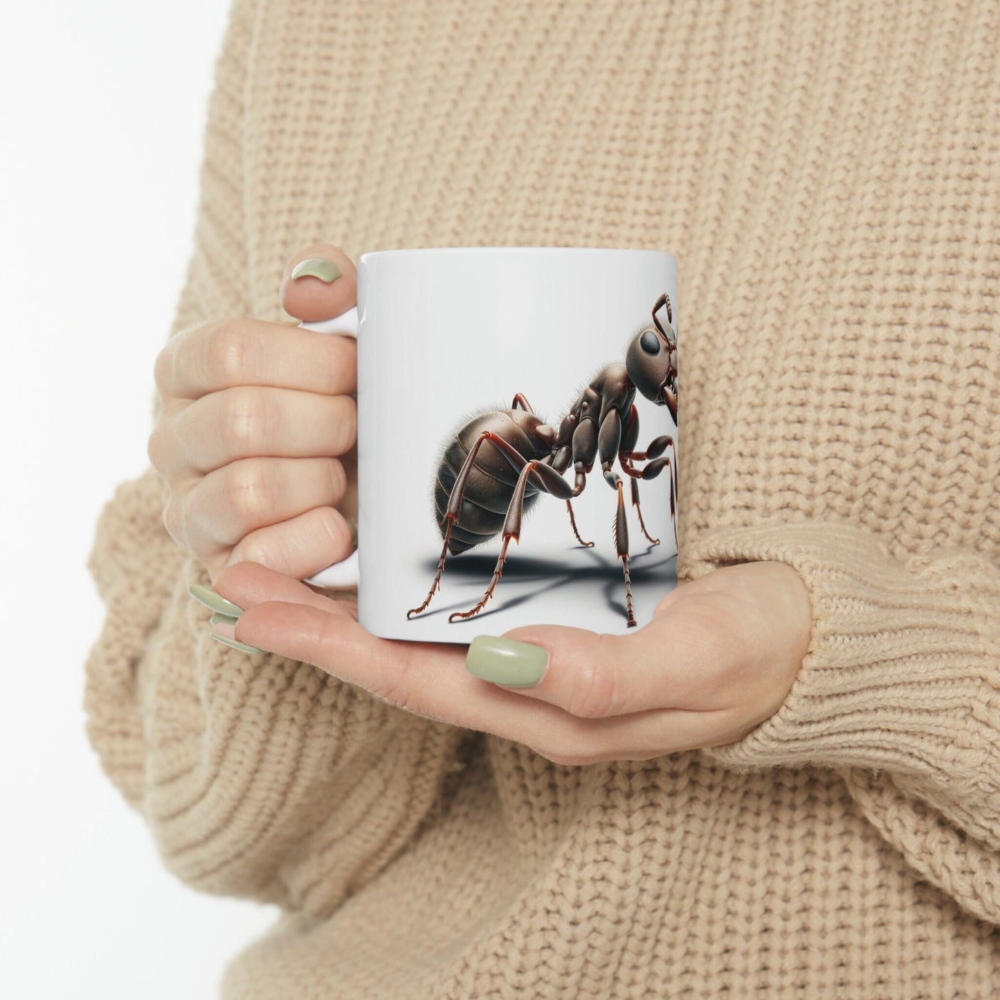 ANT - WEED Themed Coffee Mugs - Perfect Gift for Smokers, Stoners, Marijuana Lovers, Growers; Smoker - Wake and Bake