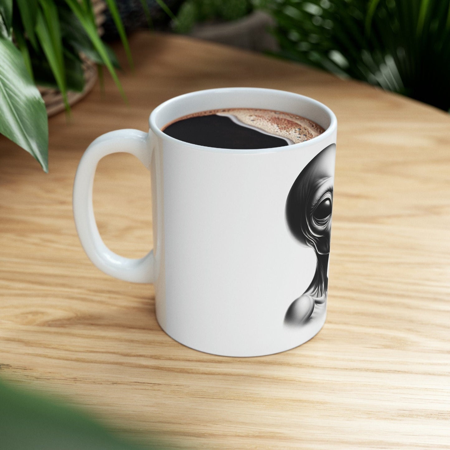 ALIEN - WEED Themed Coffee Mugs - Perfect Gift for Smokers, Stoners, Marijuana Lovers, Growers; Smoker - Wake and Bake