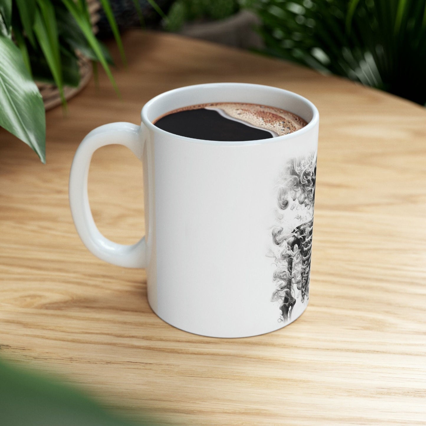 SKELETON - WEED Themed Coffee Mugs - Perfect Gift for Smokers, Stoners, Marijuana Lovers, Growers; Smoker Enthusiasts