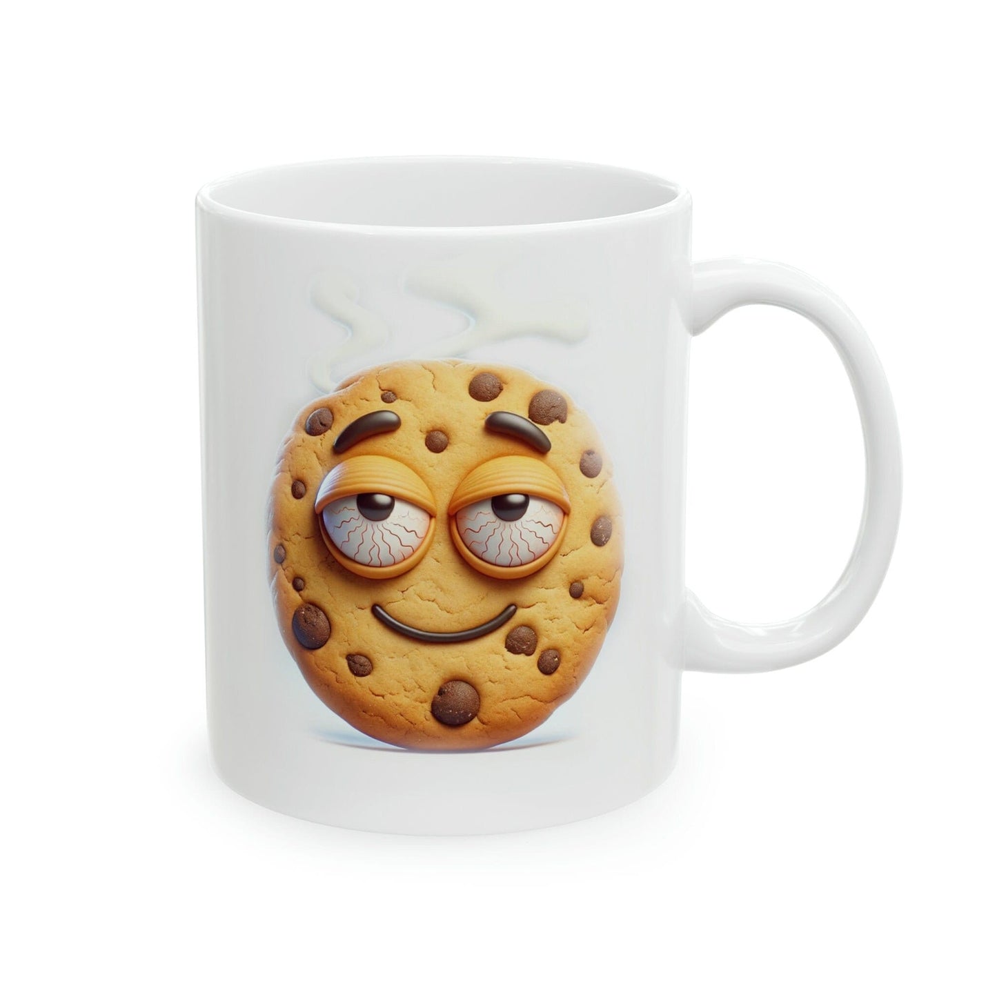 BAKED Cookie Mug - WEED Themed Coffee Mugs - Perfect Gift for Smokers, Stoners, Marijuana Lovers, Growers; Smoker Enthusiast - Wake and Bake