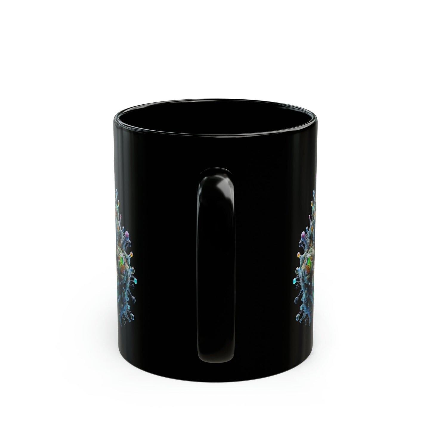 Colorful TERPS Weed Mug - BLACK Themed Coffee Mugs - Perfect Gift for Smokers, Stoners, Marijuana Lovers, Growers; Weed or Smoke Enthusiasts