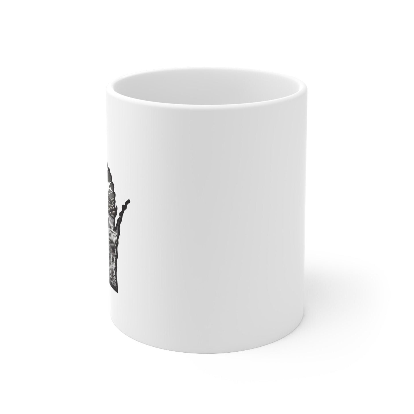 WISCONSIN Weed Mug - State Themed Coffee Mugs, Marijuana Graphic - Perfect Gift for Smokers, Weed Lovers, Stoners - Cannabis Decor