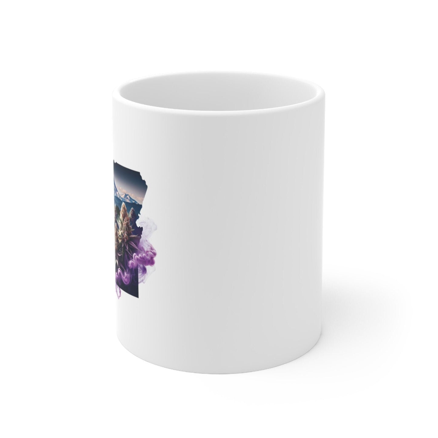 OREGON Weed Mug - State Themed Coffee Mugs, Marijuana Graphic - Perfect Gift for Smokers, Weed Lovers, Stoners - Cannabis Decor