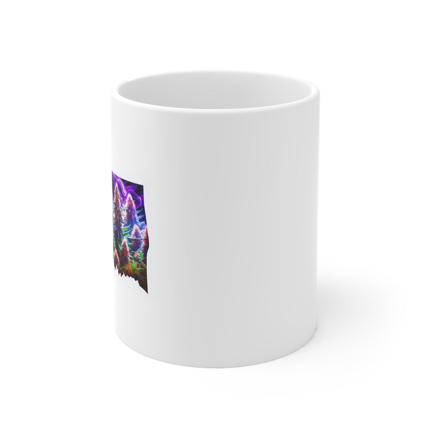OKLAHOMA Weed Mug - State Themed Coffee Mugs, Marijuana Graphic - Perfect Gift for Smokers, Weed Lovers, Stoners - Cannabis Decor