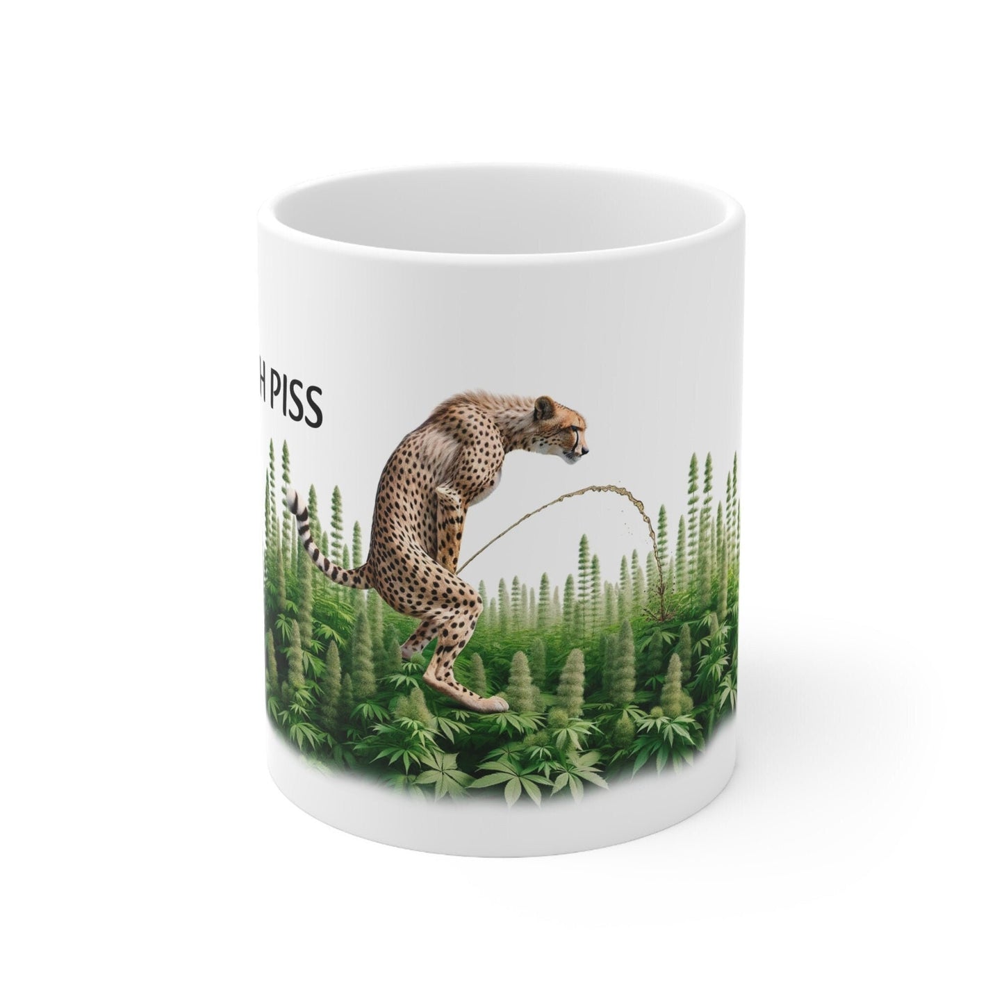 CHEETAH PISS - Weed Strain Coffee Mugs