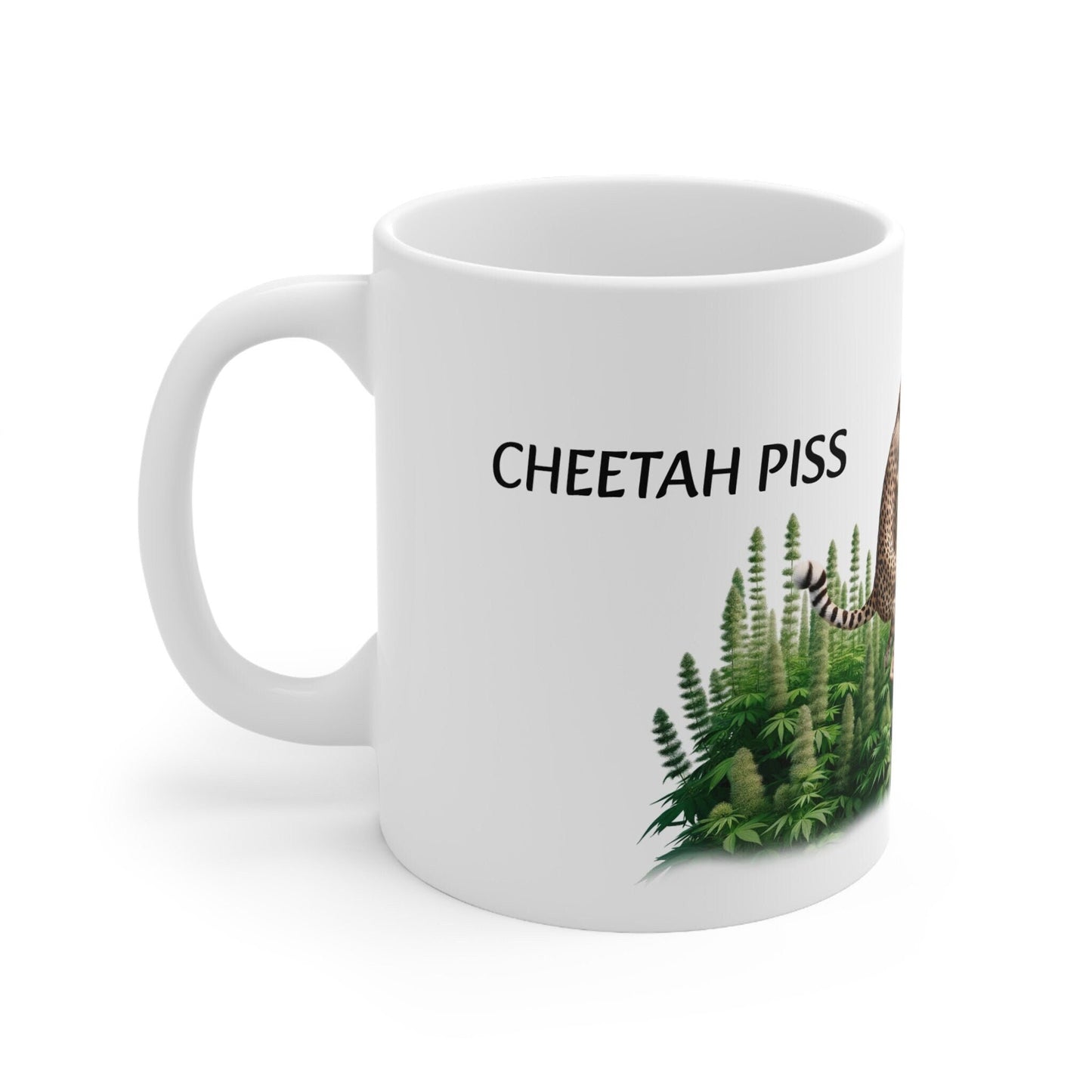 CHEETAH PISS - Weed Strain Coffee Mugs