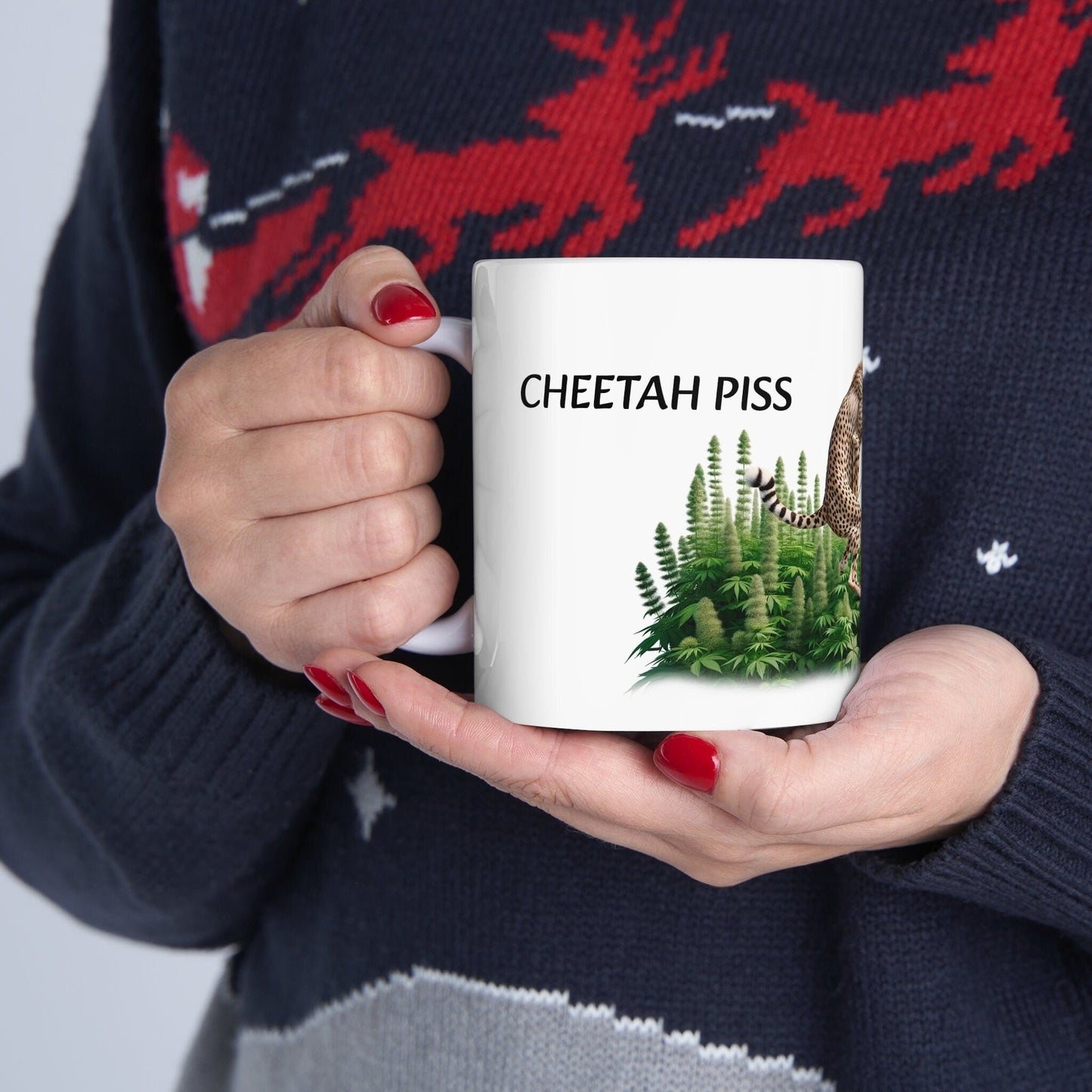 CHEETAH PISS - Weed Strain Coffee Mugs