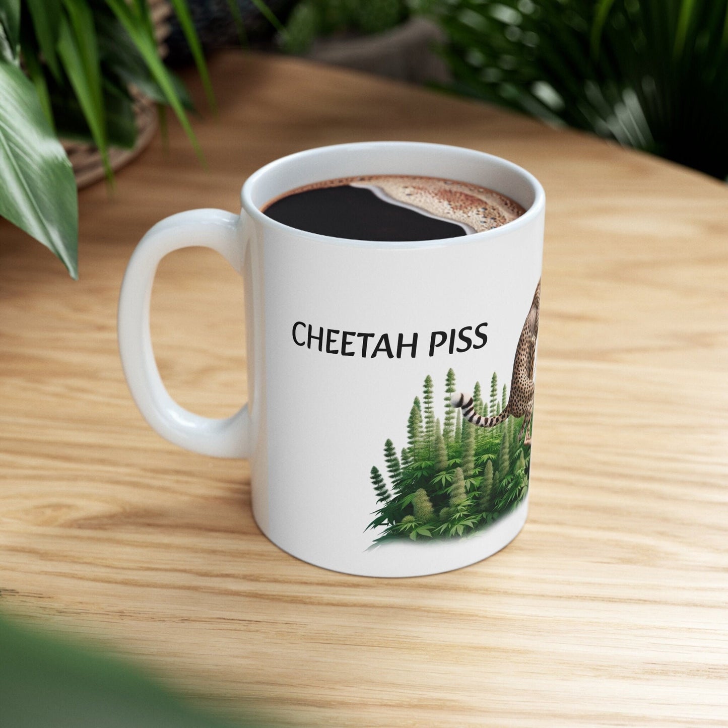 CHEETAH PISS - Weed Strain Coffee Mugs