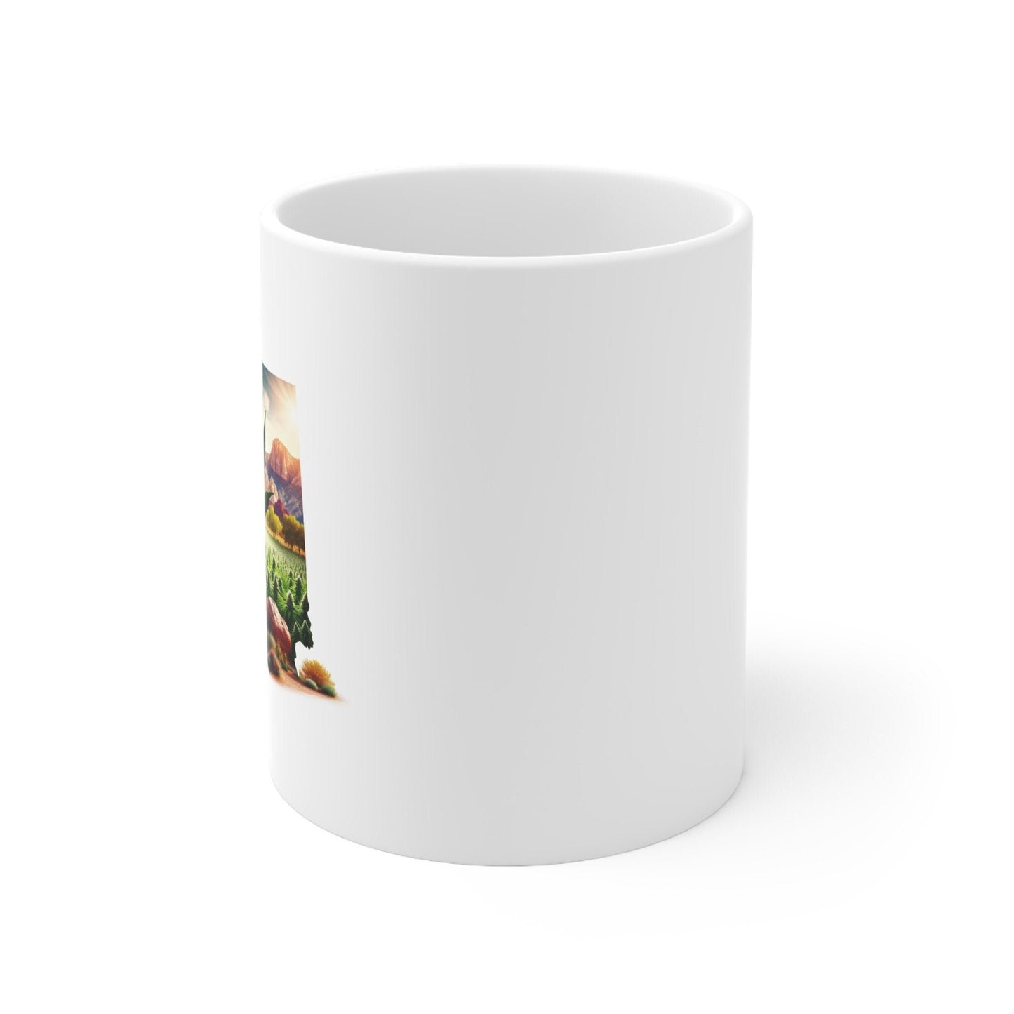 NEVADA Weed Mug - State Themed Coffee Mugs, Marijuana Graphic - Perfect Gift for Smokers, Weed Lovers, Stoners - Cannabis Decor
