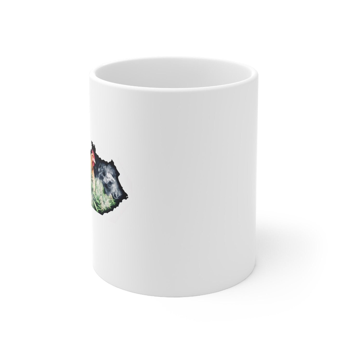 KENTUCKY Weed Mug - State Themed Coffee Mugs, Marijuana Graphic - Perfect Gift for Smokers, Weed Lovers, Stoners - Cannabis Decor