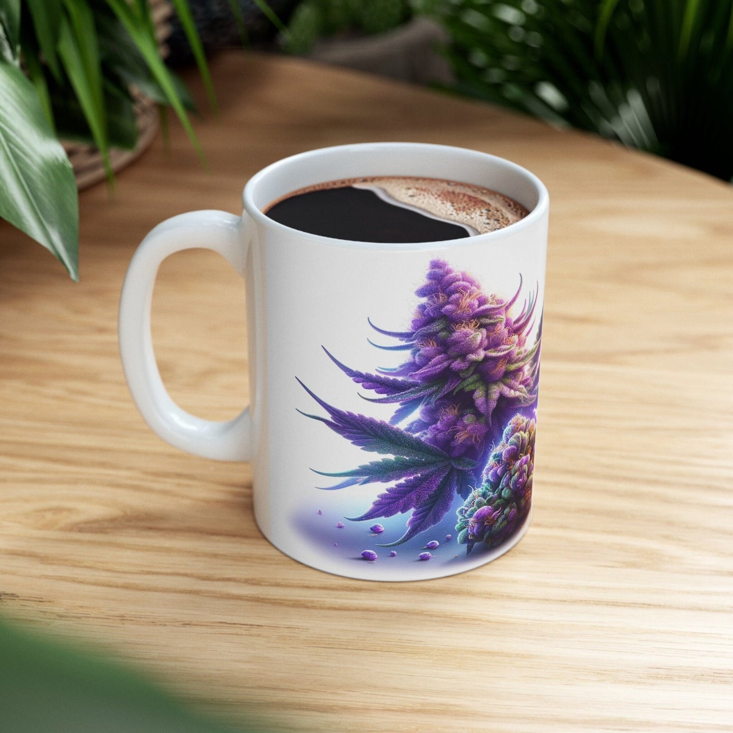 WEED/WAX MUG - Marijuana Themed Coffee Mugs, Weed and Wax Concentrate Graphic - Perfect Gift for Smokers, Weed Lovers, Stoners - Dabs Gifts