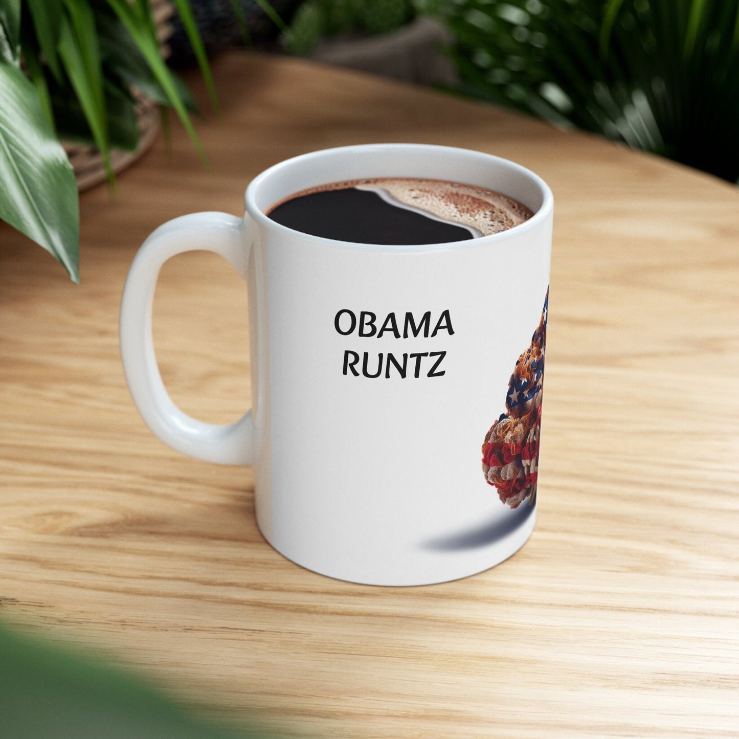 OBAMA RUNTZ - Weed Coffee Mug (11oz) - Perfect Strains Gift for Smokers, Stoners, Growers; Wake and Bake Mug / 420 Weed Mug, Marijuana Gift