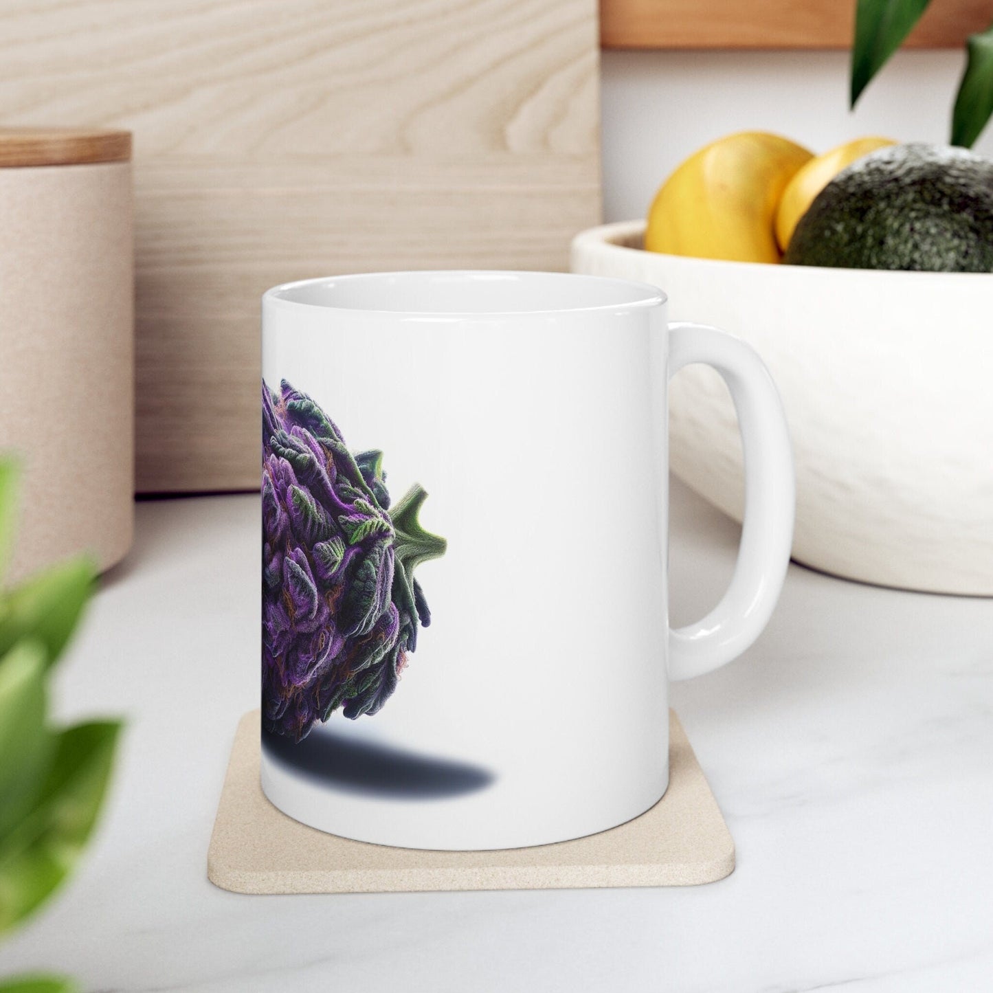 PURPLE RUNTZ - Weed Coffee Mug (11oz) - Perfect Strains Gift for Smokers, Stoners, Growers; Wake and Bake Mug / 420 Weed Mug, Marijuana Gift