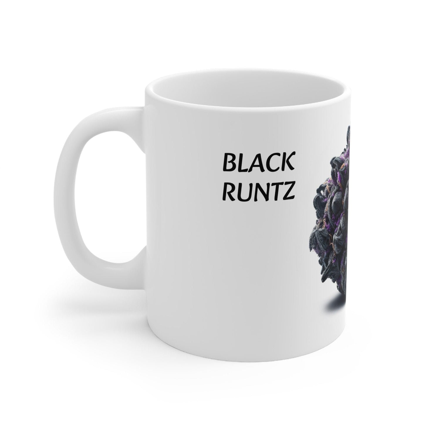 BLACK RUNTZ - Weed Coffee Mug (11oz) - Perfect Strains Gift for Smokers, Stoners, Growers; Wake & Bake Mug / 420 Weed Mug, Marijuana Gift
