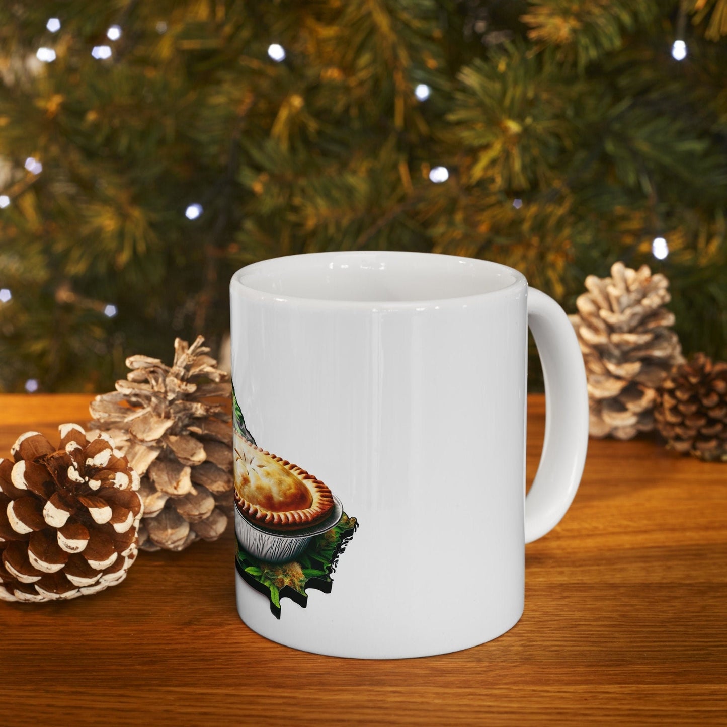 GEOGIA PIE - Weed Coffee Mug (11oz) - Perfect Strains Gift for Smokers, Stoners, Growers; Wake and Bake Mug / 420 Weed Mug, Marijuana Gift