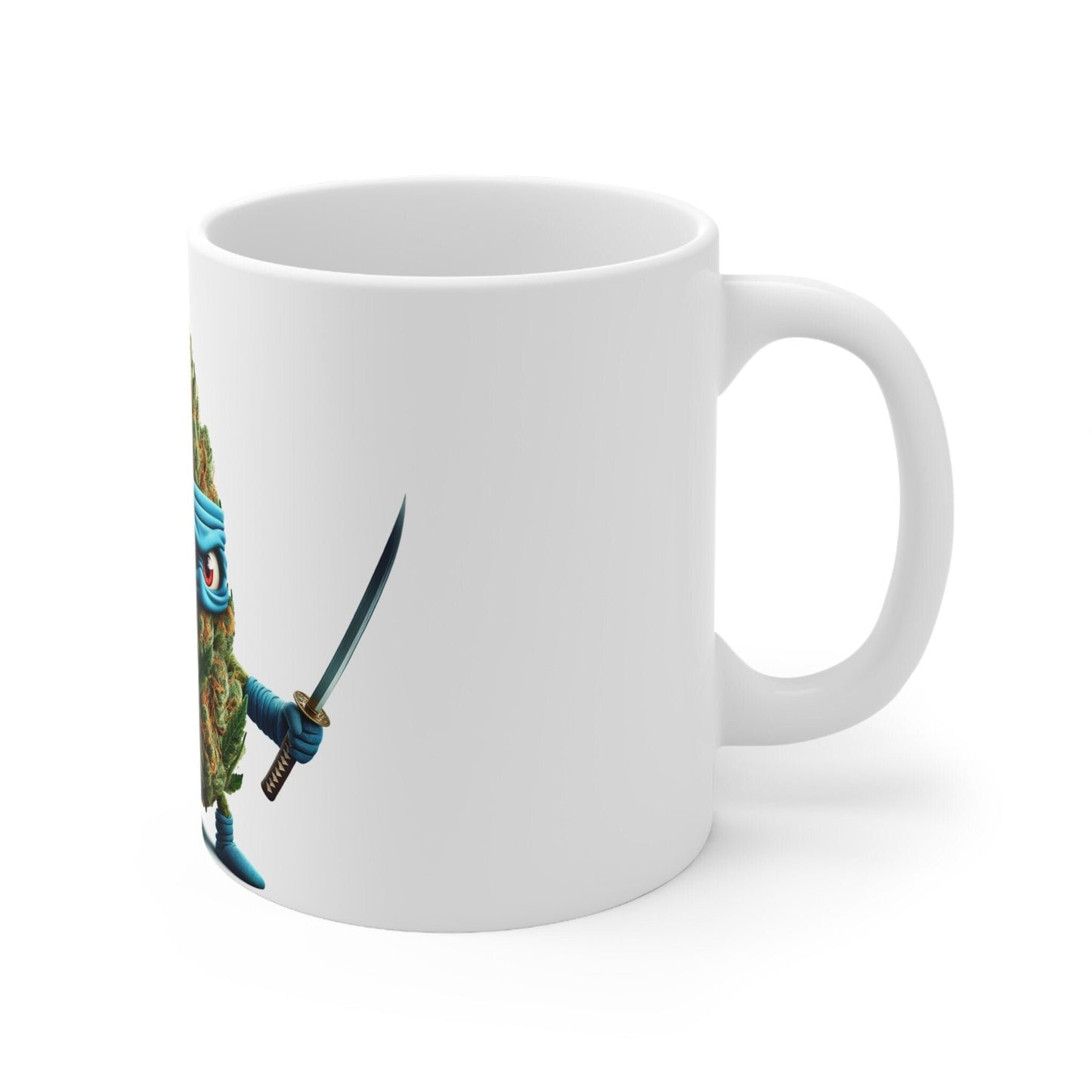BLUEBERRY HEADBAND - Weed Coffee Mug (11oz) - Perfect Strains Gift for Smokers, Stoners, Growers; Wake & Bake / 420 Weed Mug, Marijuana Gift
