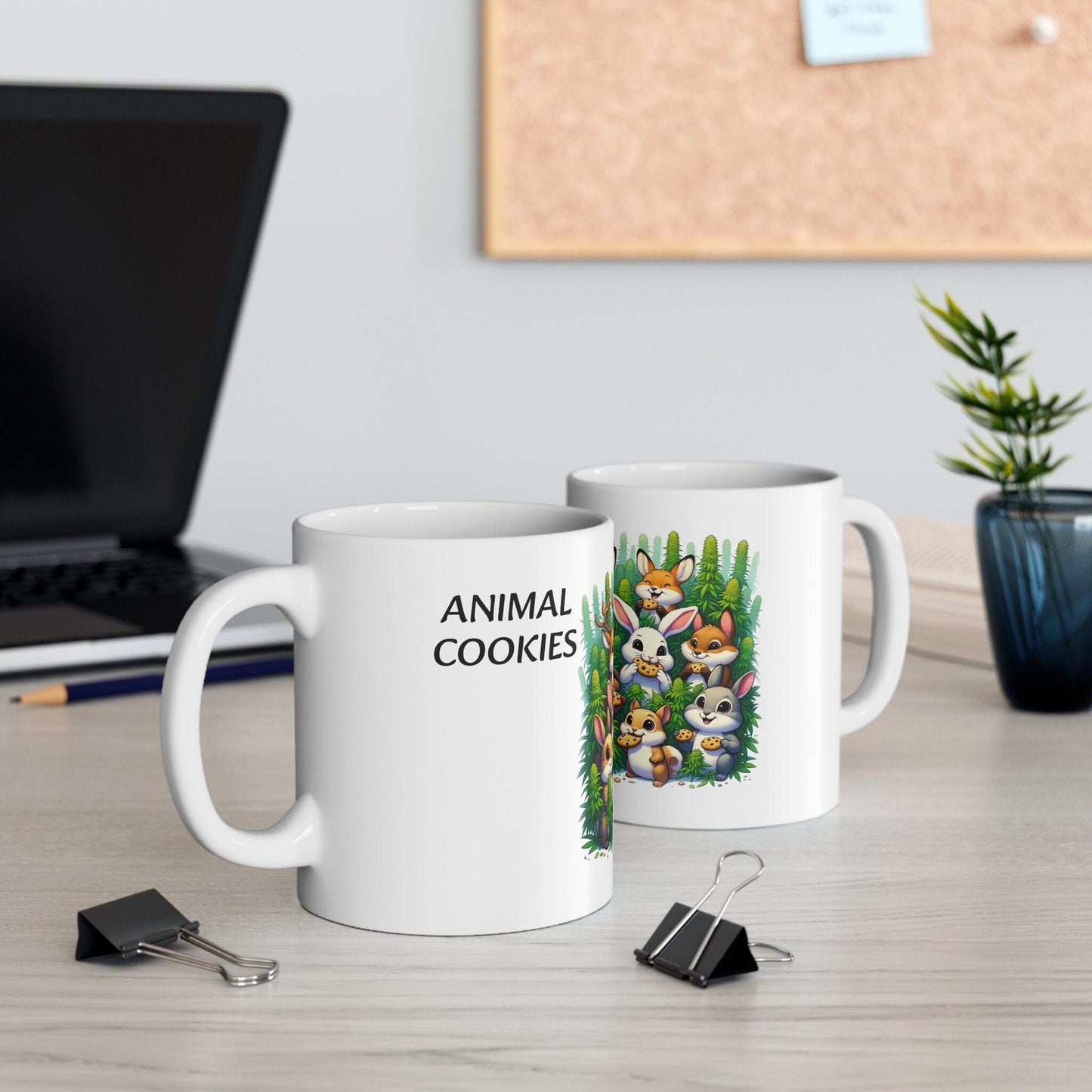 ANIMAL COOKIES - Weed Coffee Mug (11oz) - Perfect Strains Gift for Smokers, Stoners, Growers; Wake & Bake Mug / 420 Weed Mug, Marijuana Gift