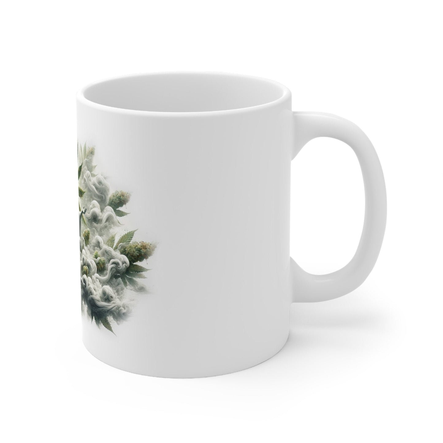 GODFATHER OG - Weed Coffee Mug (11oz) - Perfect Strains Gift for Smokers, Stoners, Growers; Wake and Bake Mug / 420 Weed Mug, Marijuana Gift