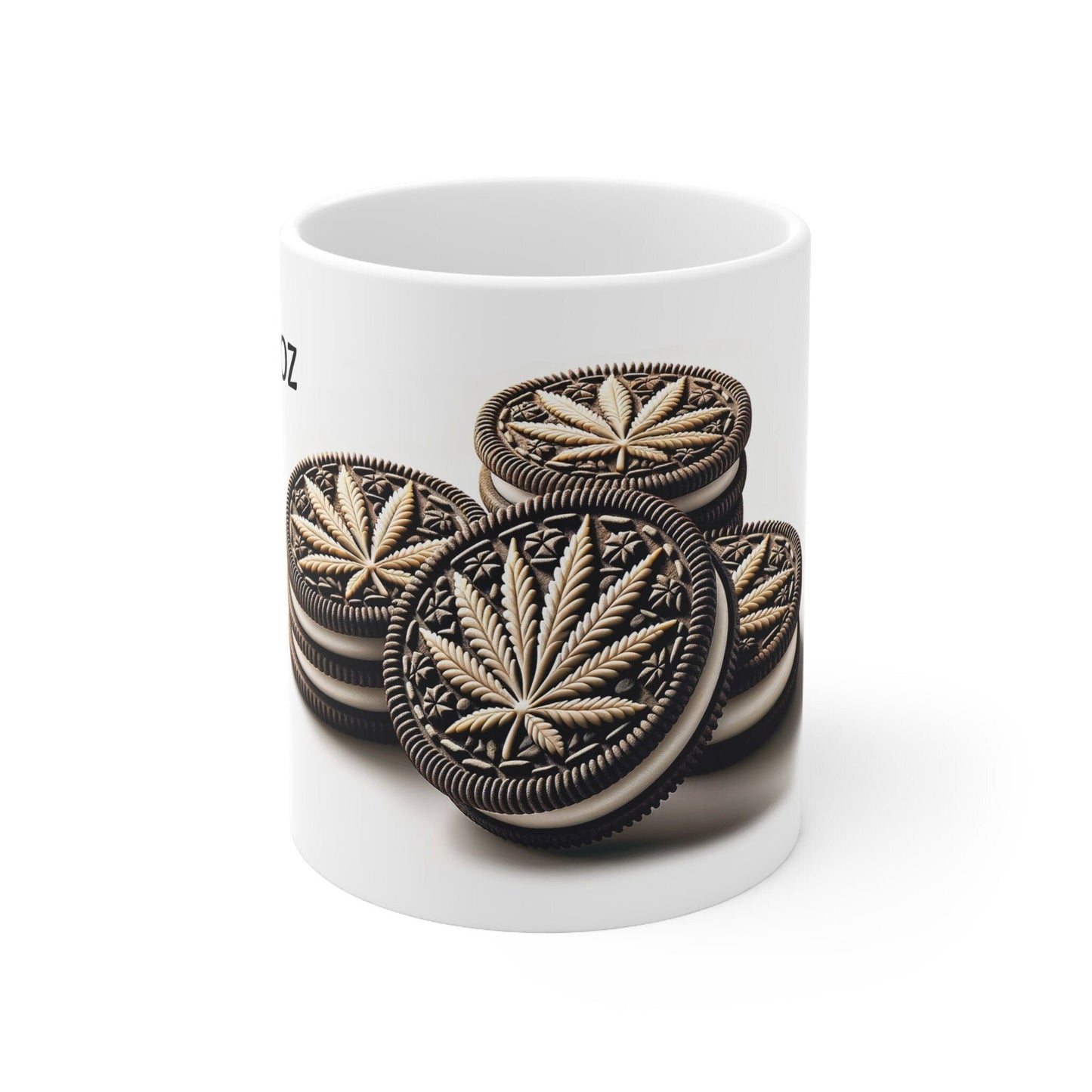 OREOZ - Weed Coffee Mug (11oz) - Perfect Strains Gift for Smokers, Stoners, Growers; Wake and Bake Mug / 420 Weed Mug, Marijuana Gift