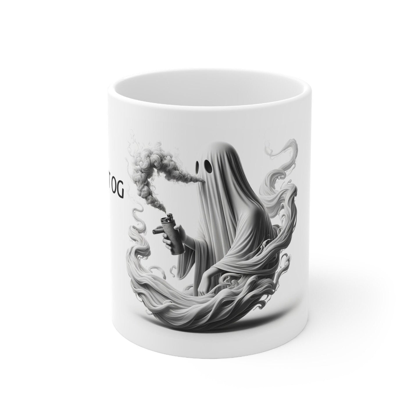 GHOST OG - Weed Coffee Mug (11oz) - Perfect Strains Gift for Smokers, Stoners, Growers; Wake and Bake Mug / 420 Weed Mug, Marijuana Gift