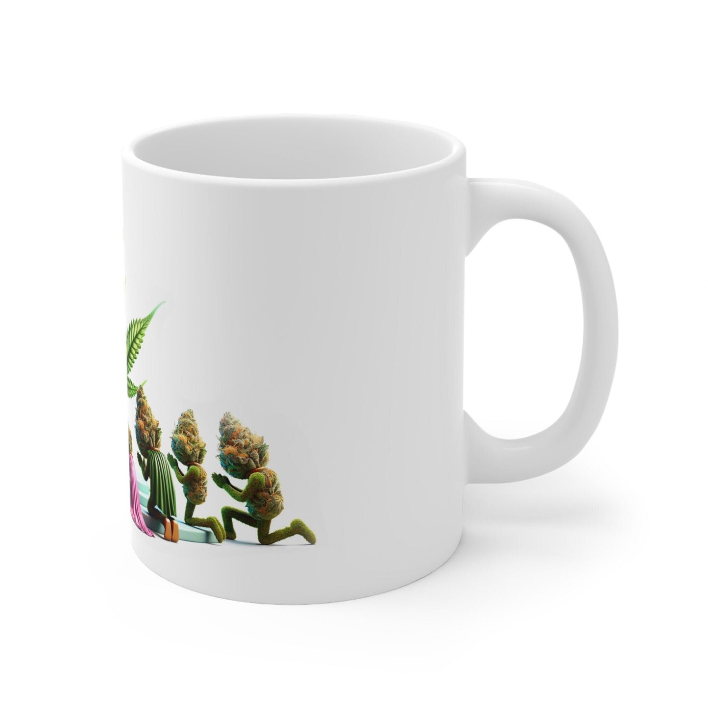 KING LOUIS XIII - Weed Coffee Mug (11oz) - Perfect Strains Gift for Smokers, Stoners, Growers; Wake and Bake / 420 Weed Mug, Marijuana Gift