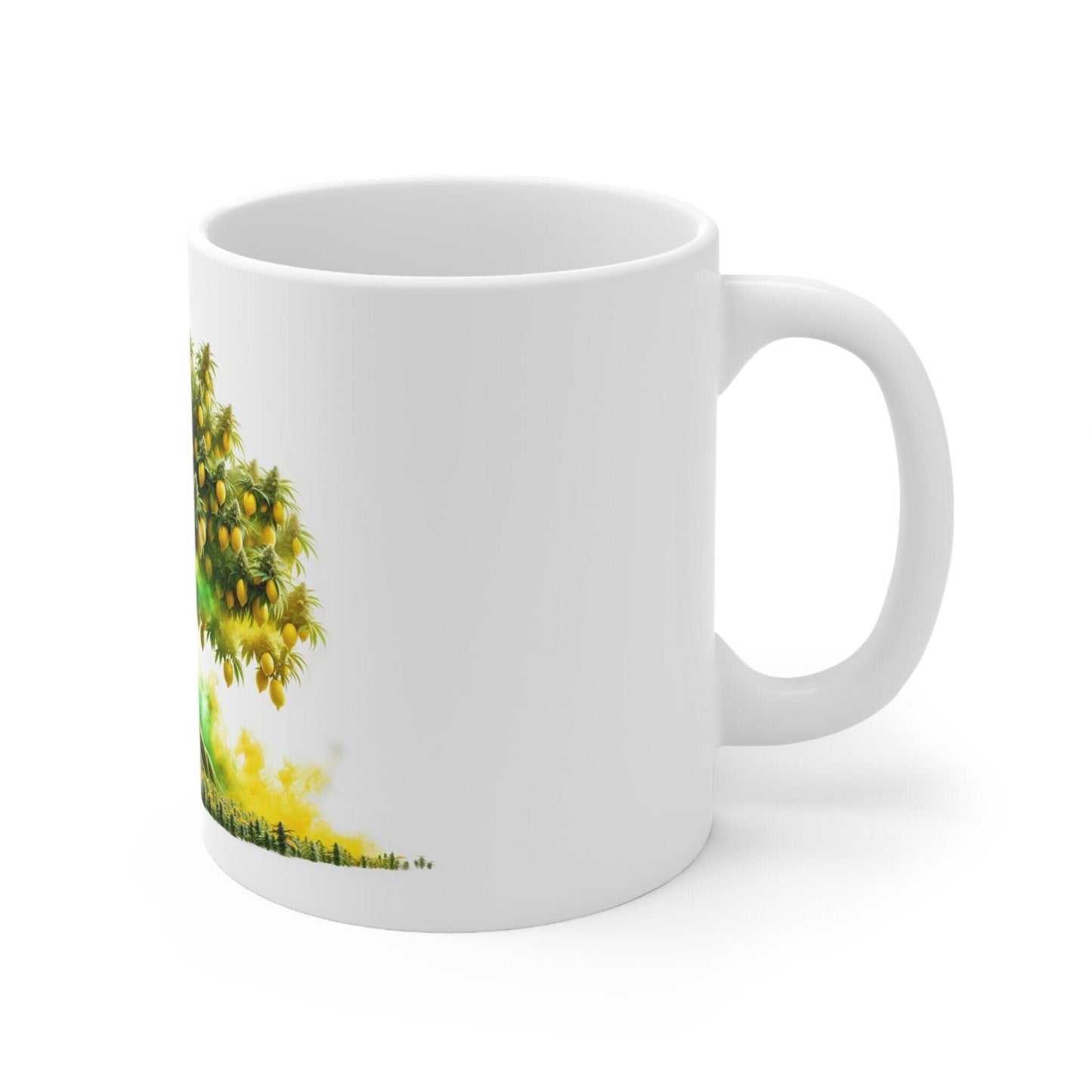 SUPER LEMON HAZE - Weed Coffee Mug (11oz) - Perfect Strains Gift for Smokers, Stoners, Growers; Wake and Bake / 420 Weed Mug, Marijuana Gift