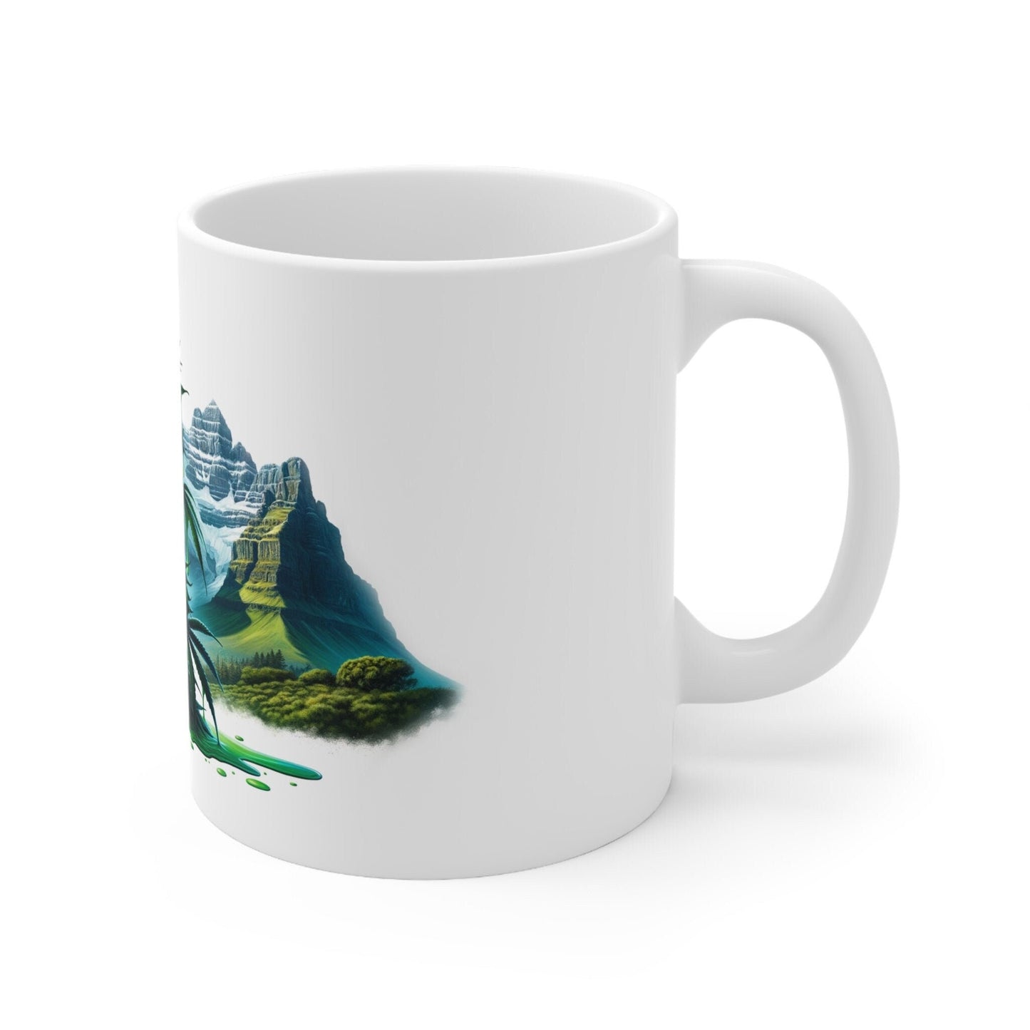 DURBAN POISON - Weed Coffee Mug (11oz) - Perfect Strains Gift for Smokers, Stoners, Growers; Wake & Bake Mug / 420 Weed Mug, Marijuana Gift