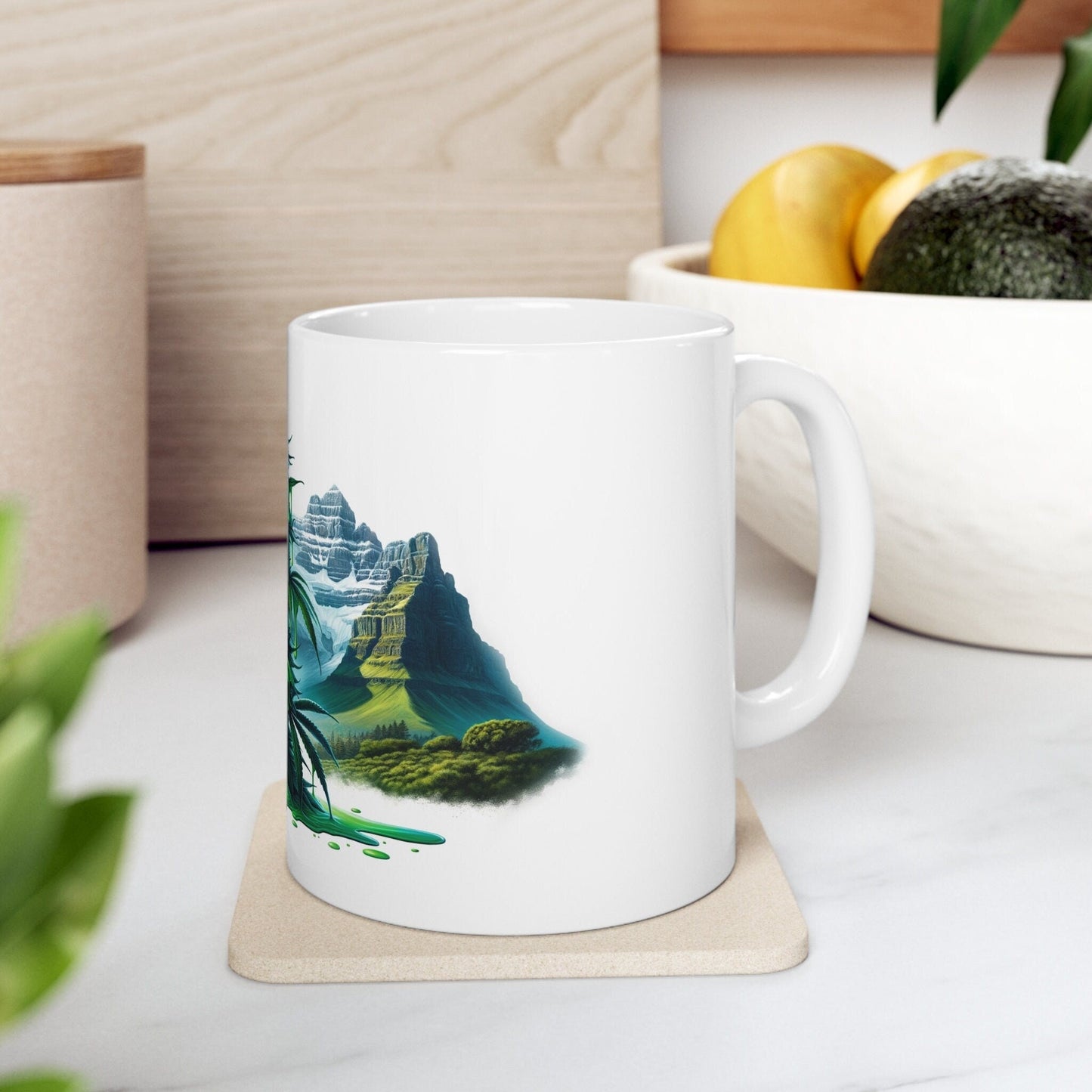 DURBAN POISON - Weed Coffee Mug (11oz) - Perfect Strains Gift for Smokers, Stoners, Growers; Wake & Bake Mug / 420 Weed Mug, Marijuana Gift