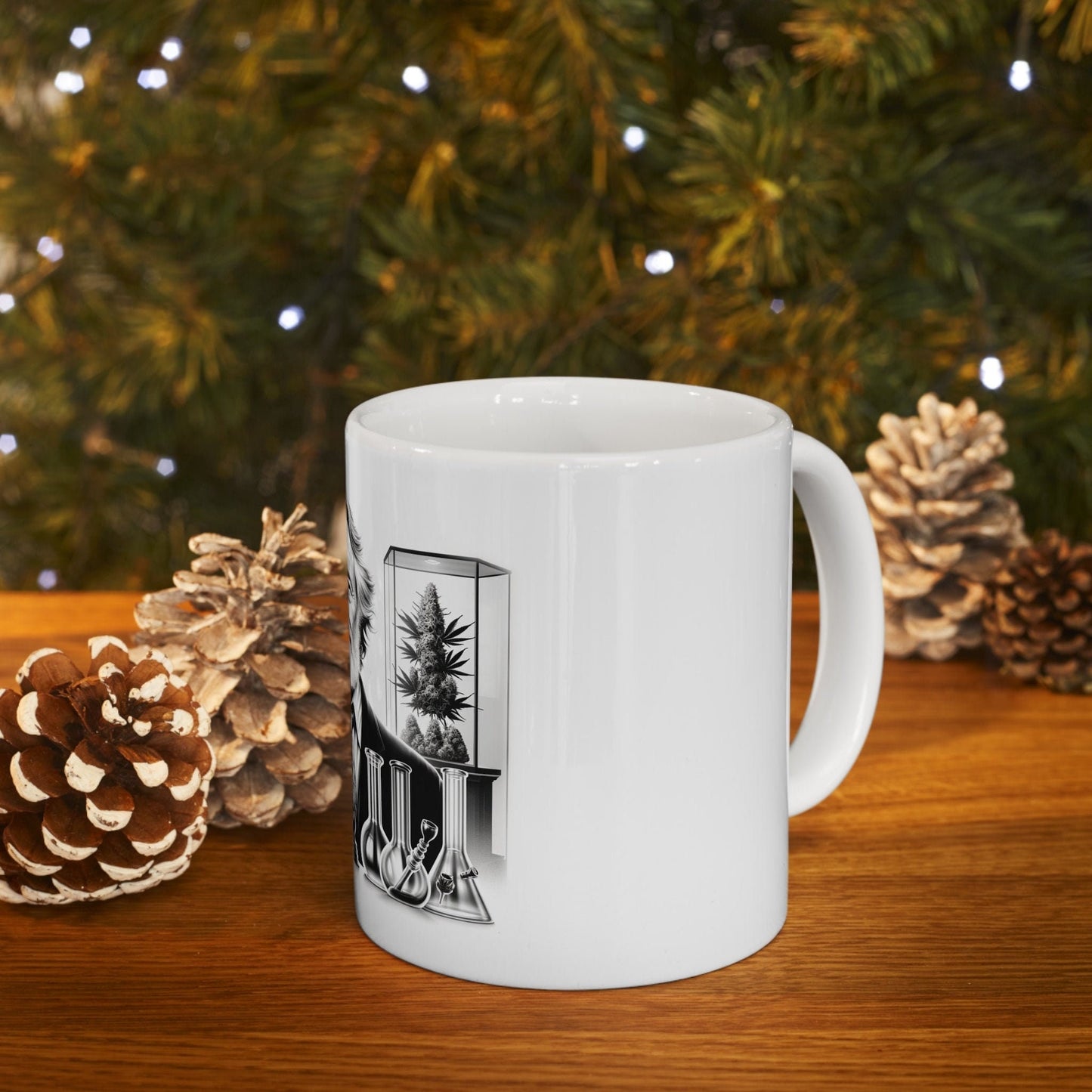 JACK HERER - Weed Coffee Mug (11oz) - Perfect Strains Gift for Smokers, Stoners, Growers; Wake and Bake Mug / 420 Weed Mug, Marijuana Gift