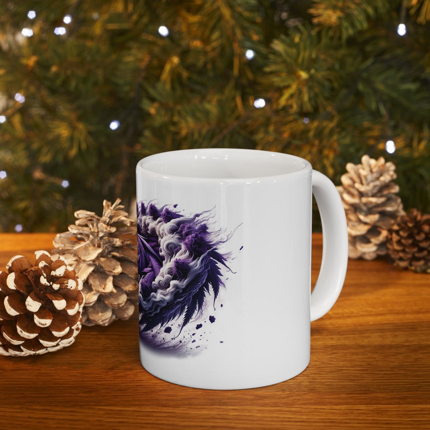 SLURRICANE - Weed Coffee Mug (11oz) - Perfect Strains Gift for Smokers, Stoners, Growers; Wake and Bake Mug / 420 Weed Mug, Marijuana Gift