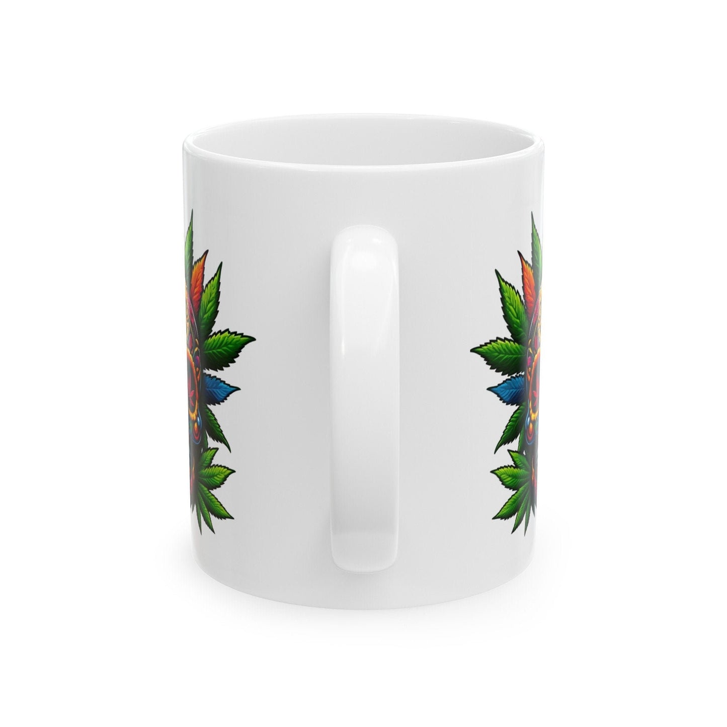 420 DAY OF DAY Skull - Coffee Weed Mug (11oz) - Weed Gift for Stoners, Smoker; Wake & Bake Mug / 420 Weed Mug / Marijuana Gift, Cannabis Mug