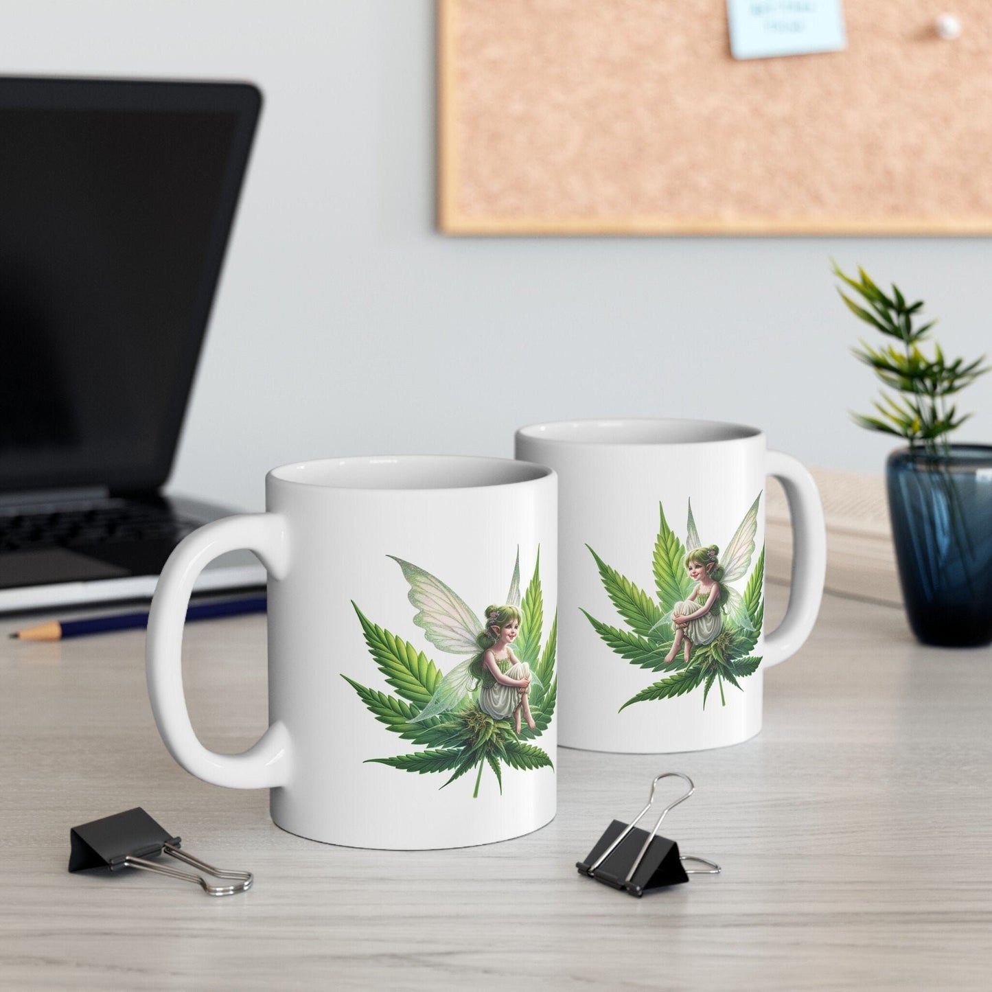 420 WEED FAIRY - 420 Coffee Weed Mug (11oz) - Weed Gift for Stoners, Smokers; Wake & Bake Mug / 420 Weed Mug / Marijuana Gift, Cannabis Mug