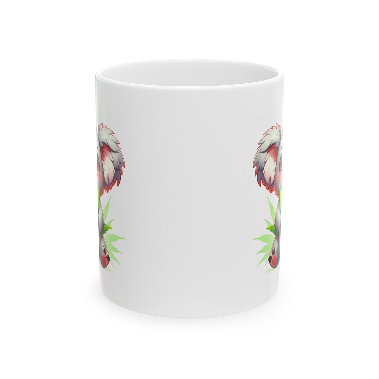 CUTE WEED KOALA - Coffee Weed Mug (11oz) - Weed Gift for Stoners; Smokers, Wake & Bake Mug / 420 Weed Mug / Marijuana Gift, 420 Cannabis Mug