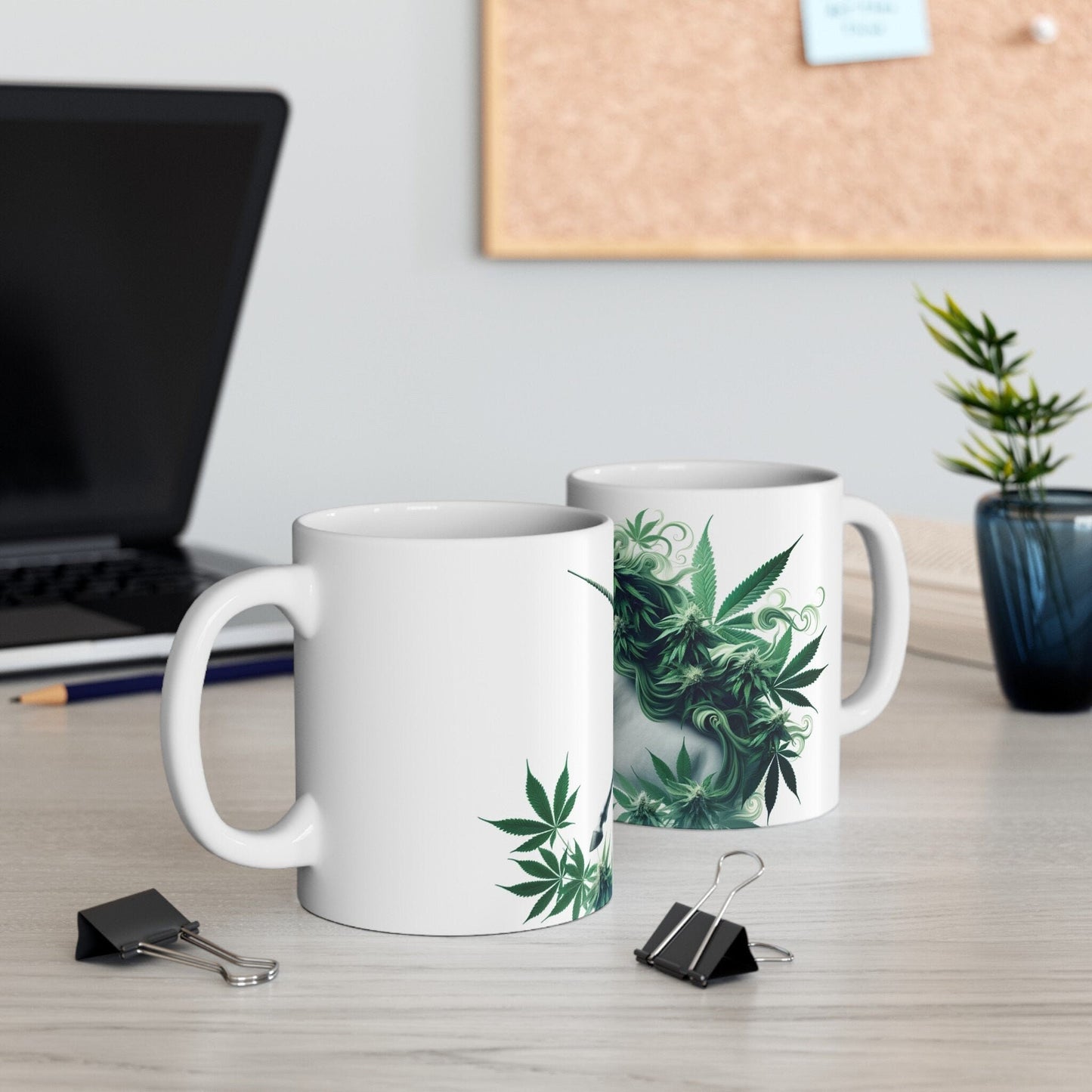 420 WEED UNICORN - Coffee Weed Mug (11oz) - Weed Gift for Stoners, Smoker; Wake & Bake Mug / 420 Weed Mug / Marijuana Gift, 420 Cannabis Mug