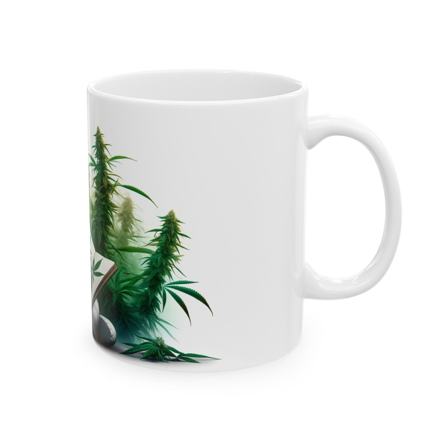WEED CHARTING ASTRO - Coffee Weed Mug (11oz) - Weed Gift for Stoners, Smokers; Wake & Bake Mug / 420 Weed Mug / Marijuana Gift, Cannabis Mug
