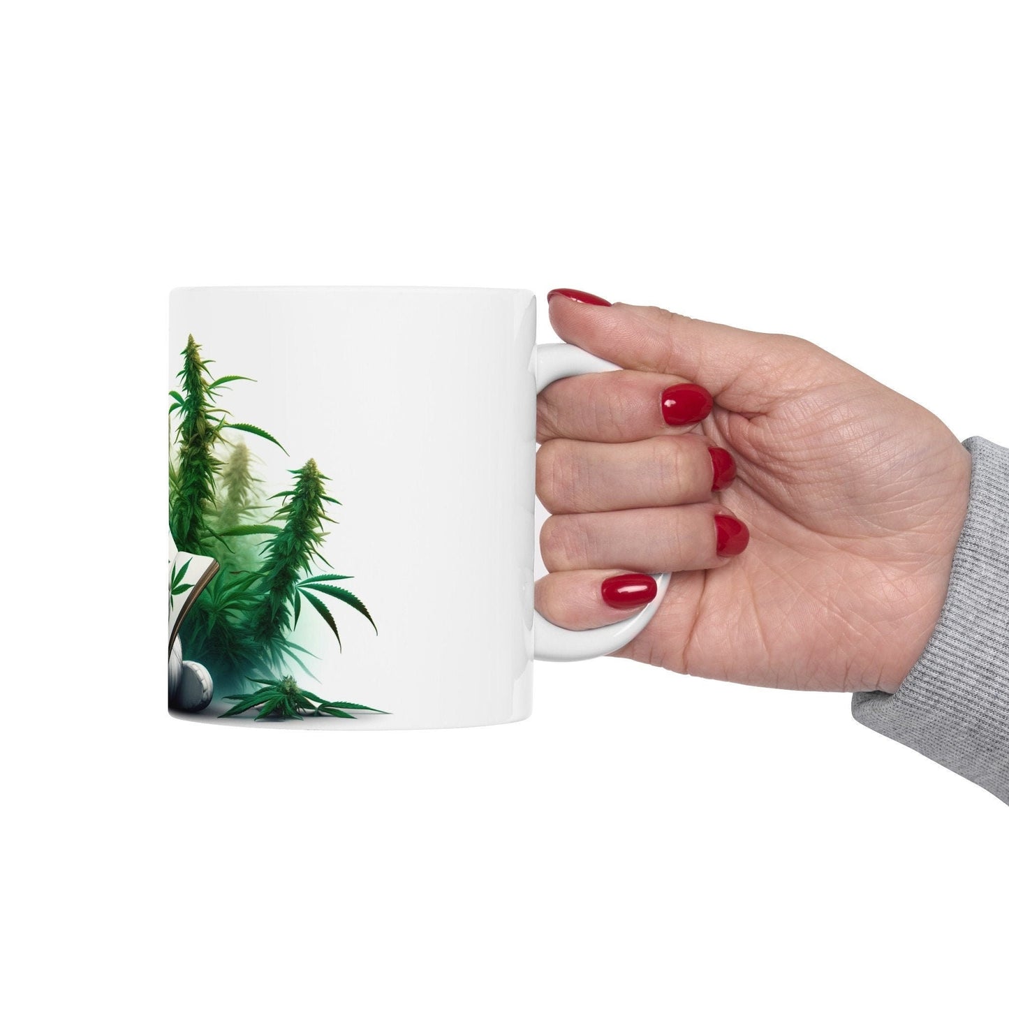 WEED CHARTING ASTRO - Coffee Weed Mug (11oz) - Weed Gift for Stoners, Smokers; Wake & Bake Mug / 420 Weed Mug / Marijuana Gift, Cannabis Mug
