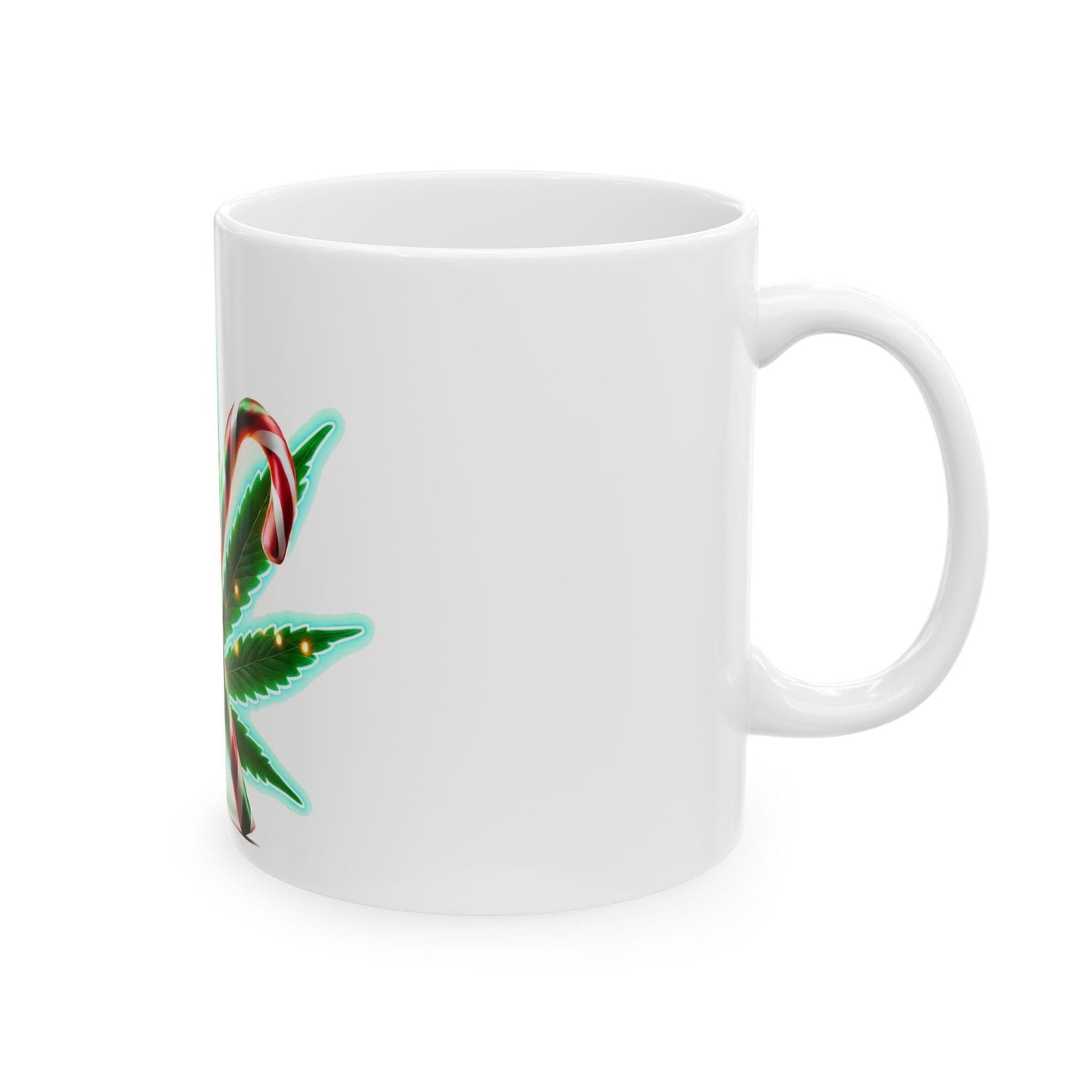 420 CANDY CANES - Weed Coffee Mug (11oz) - 420 Christmas Gift for Weed Smokers, Stoners, Growers; Wake & Bake / 420 Weed Mug / Christmas Mug